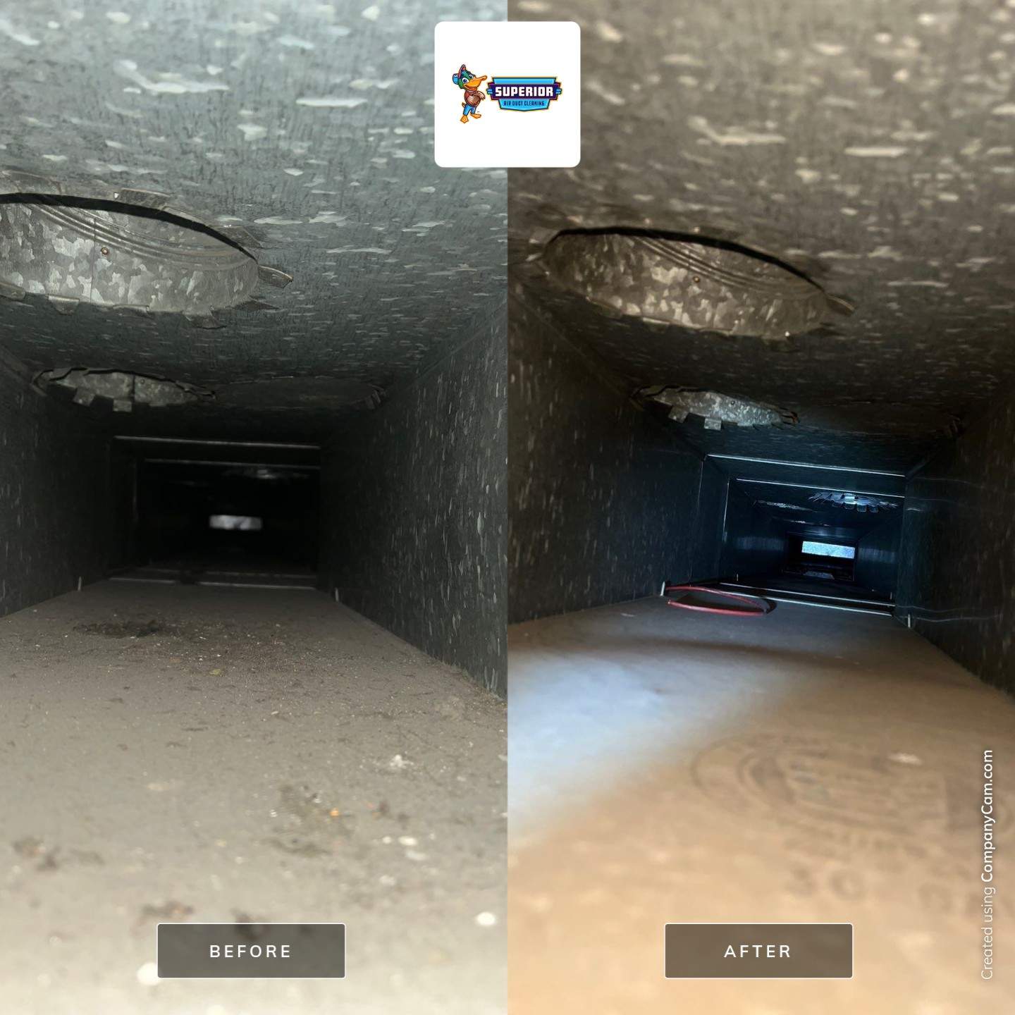 Air Duct Cleaning With a Vacuum Truck in Brentwood, PA by Superior Air Duct Cleaning