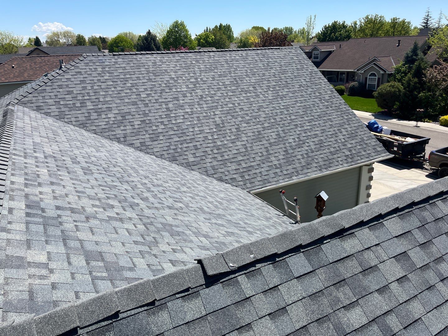 Meridian ID Residential Roofing Installation using Owens Corning by ID Roofing LLC