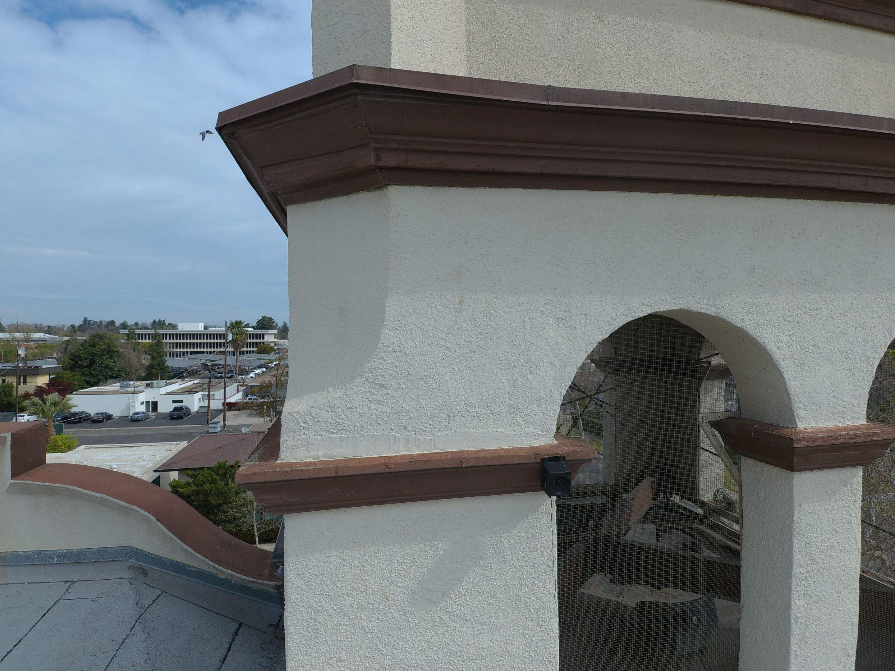  Presbyterian Church repairs to entrance architecture by Straight Edge Roofing Inc