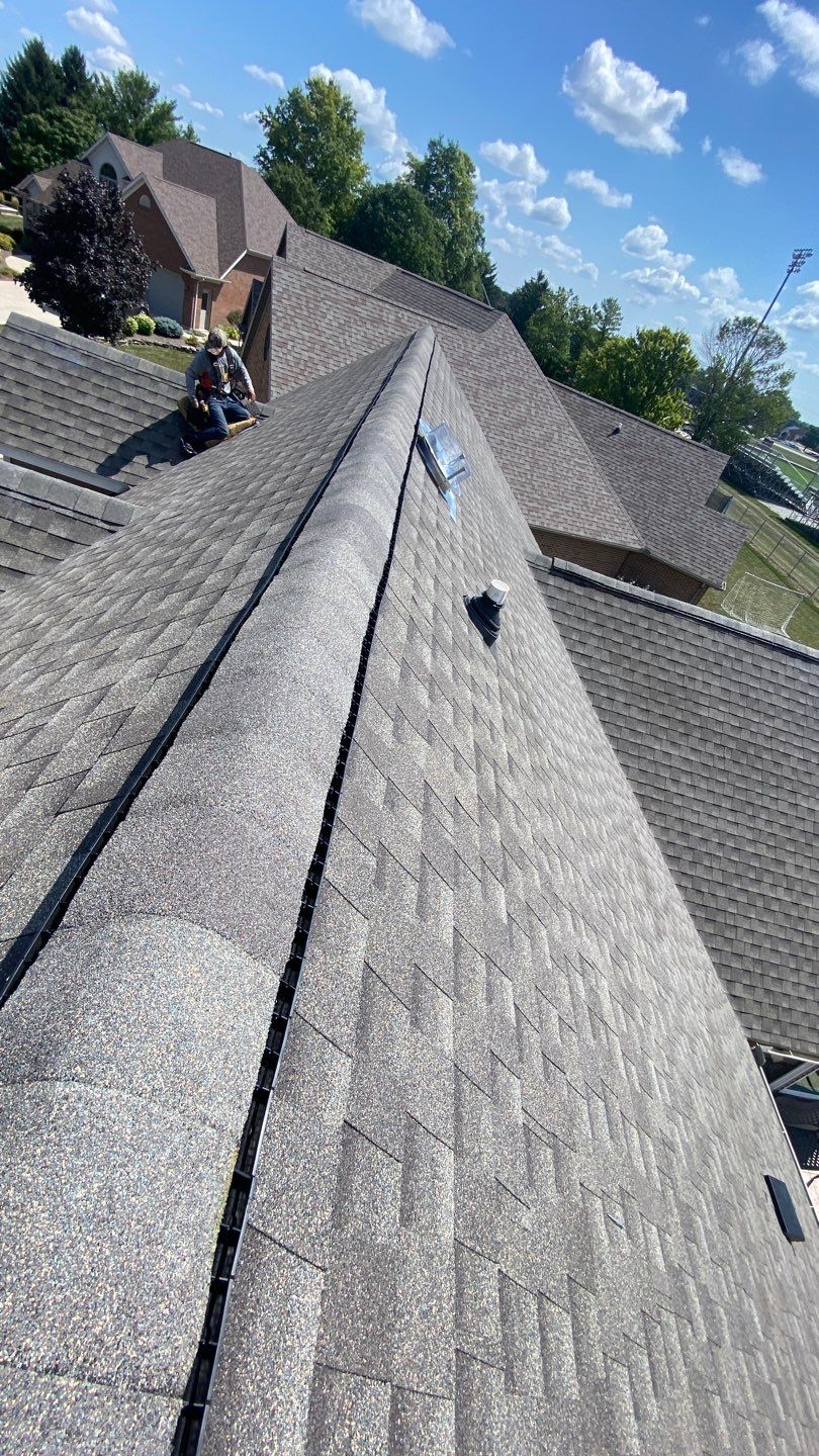Residential Roofing Installation using GAF Timberline HDZ Weathered Wood by Nitro Roofing and Construction
