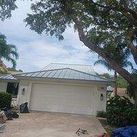 .032 Aluminum 1.5" Mechanical Seam Dove Gray by Total Roofing System The Metal Roof Experts