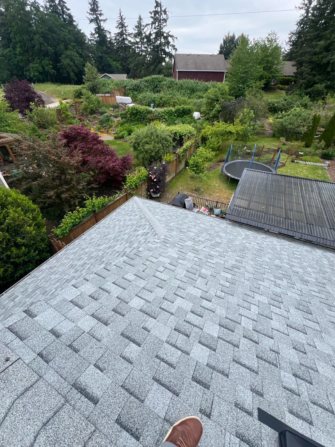 Residential Roofing Installation using IKO Cambridge (Color: Dual Grey) by Orezona Building & Roofing Company, Inc.