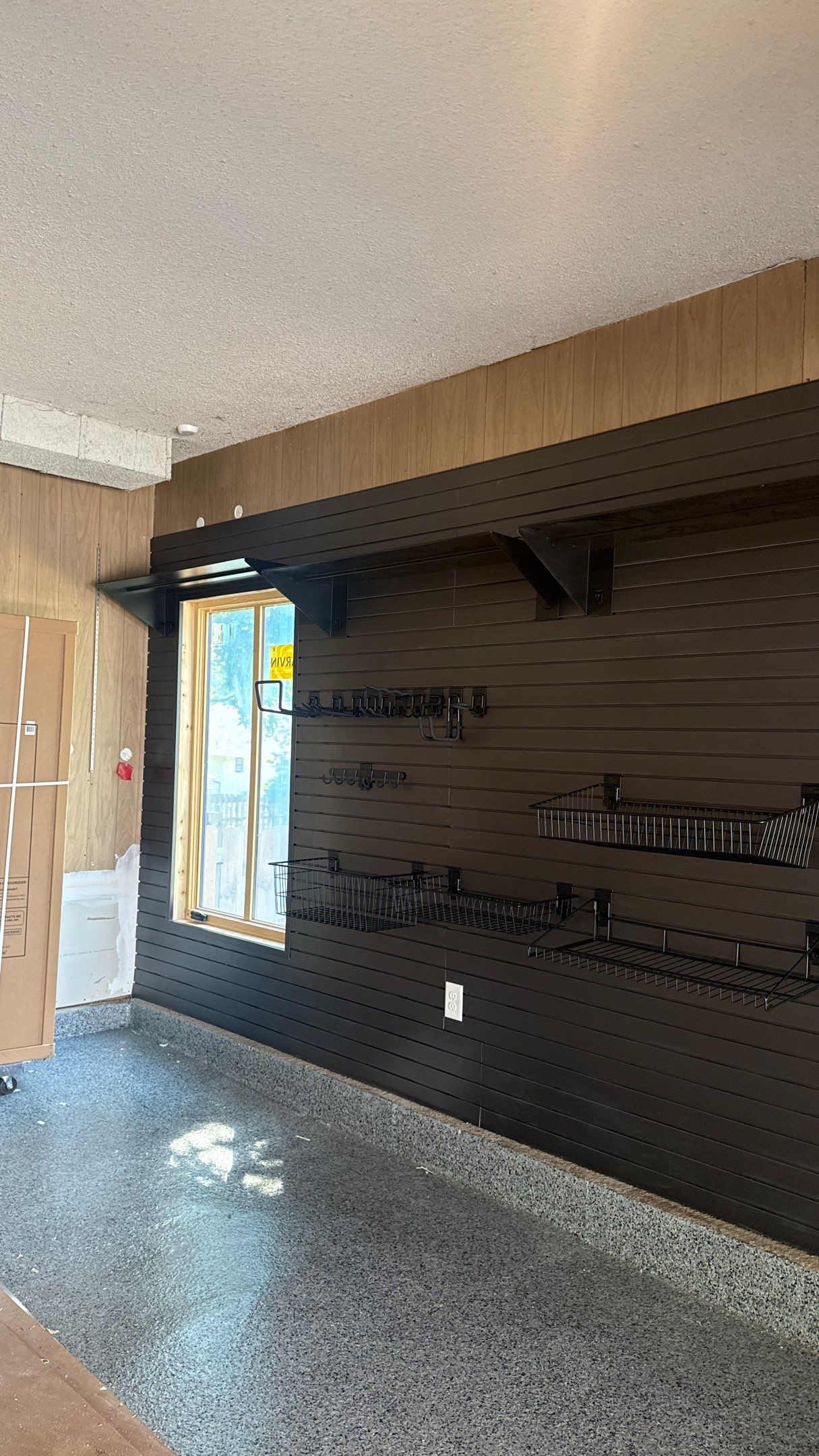 Custom Garage Slatwall Storage System Installation in Mission Hills by Banner Garage