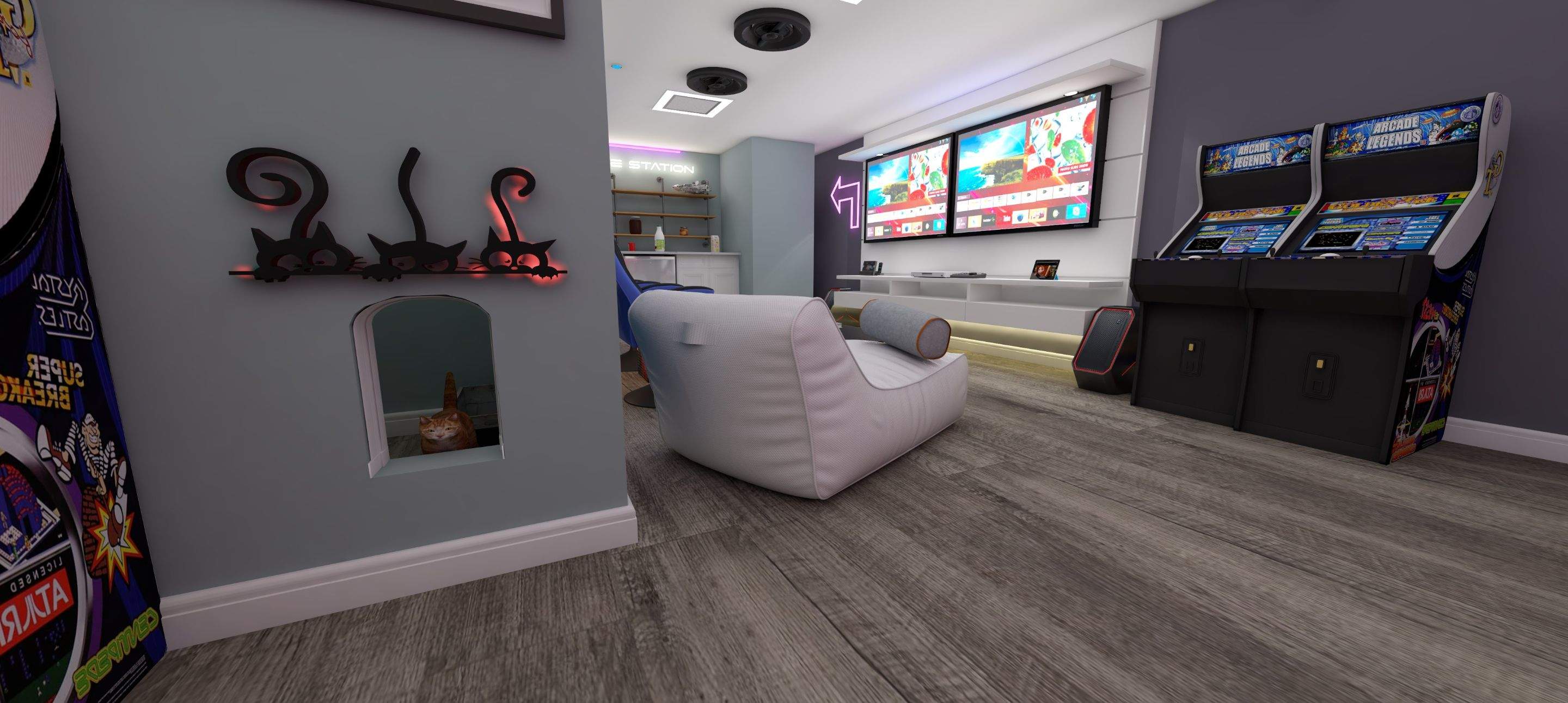 Basement Remodel  by Home Concepts Construction