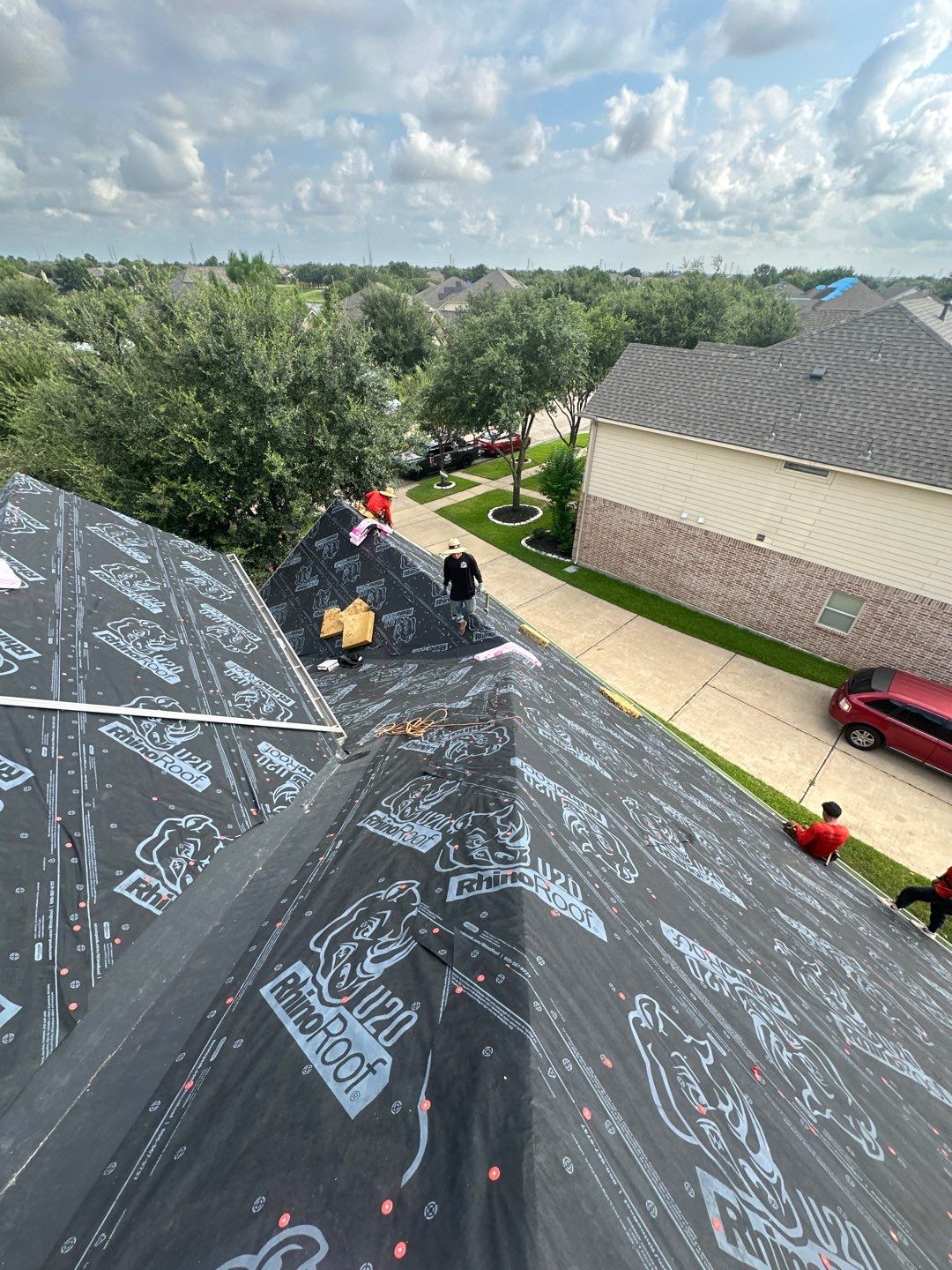 Residential Roofing Installation using Owen's Corning Duration (Lifetime) Shingles by Roof Repair Company