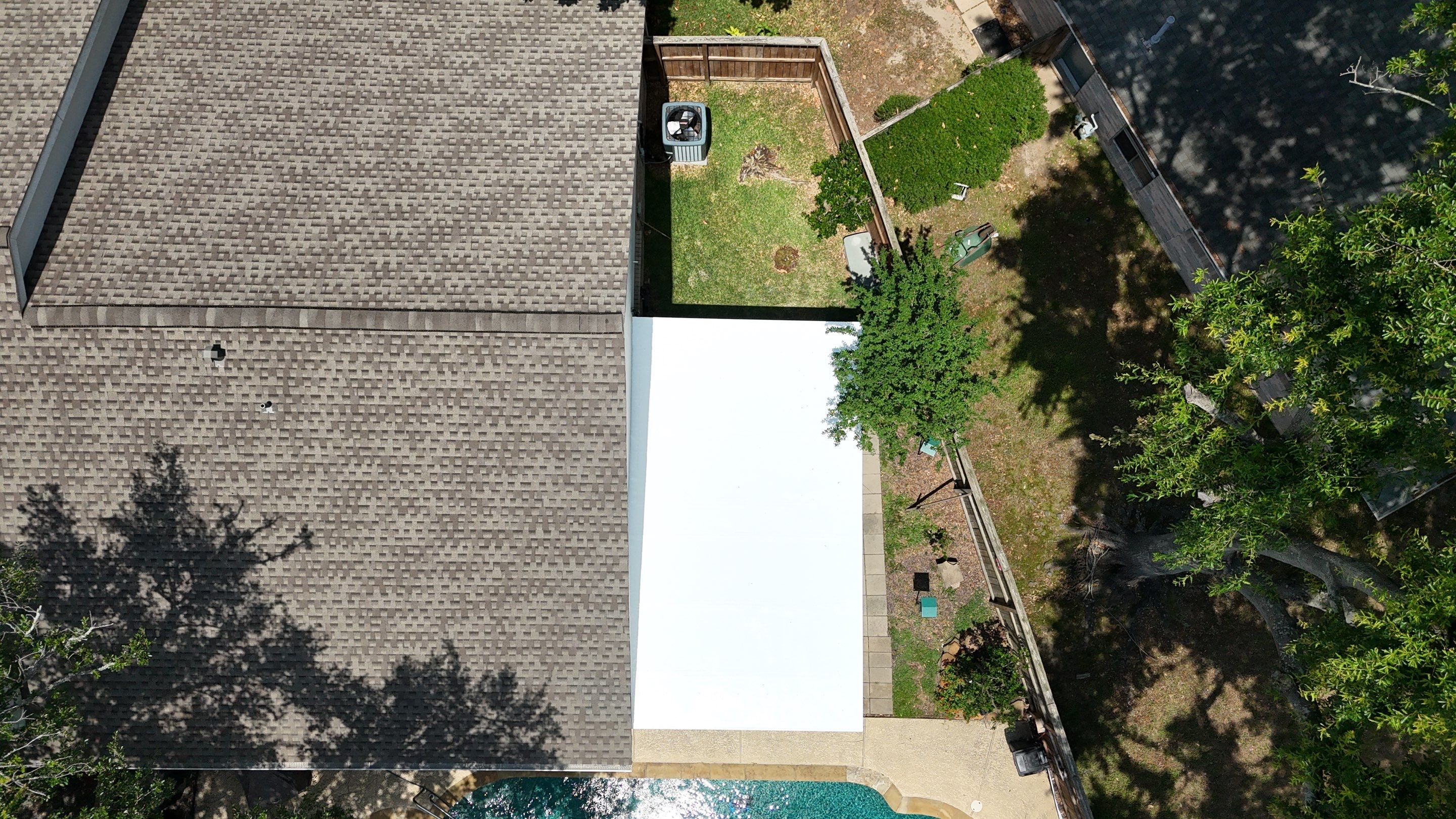 Silicone Roof Coating Project in Katy by Roofing Technologies Unlimited