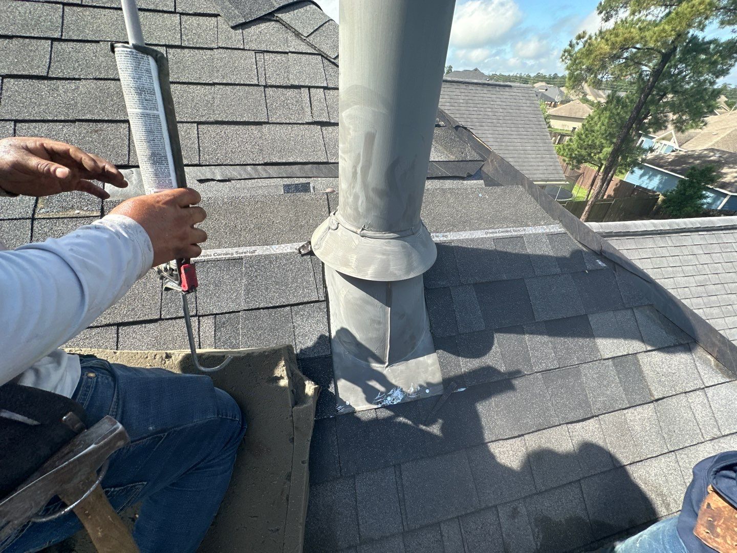 Hail Damage using Owen's Corning Duration (Lifetime) Shingles by Roof Repair Services LLC