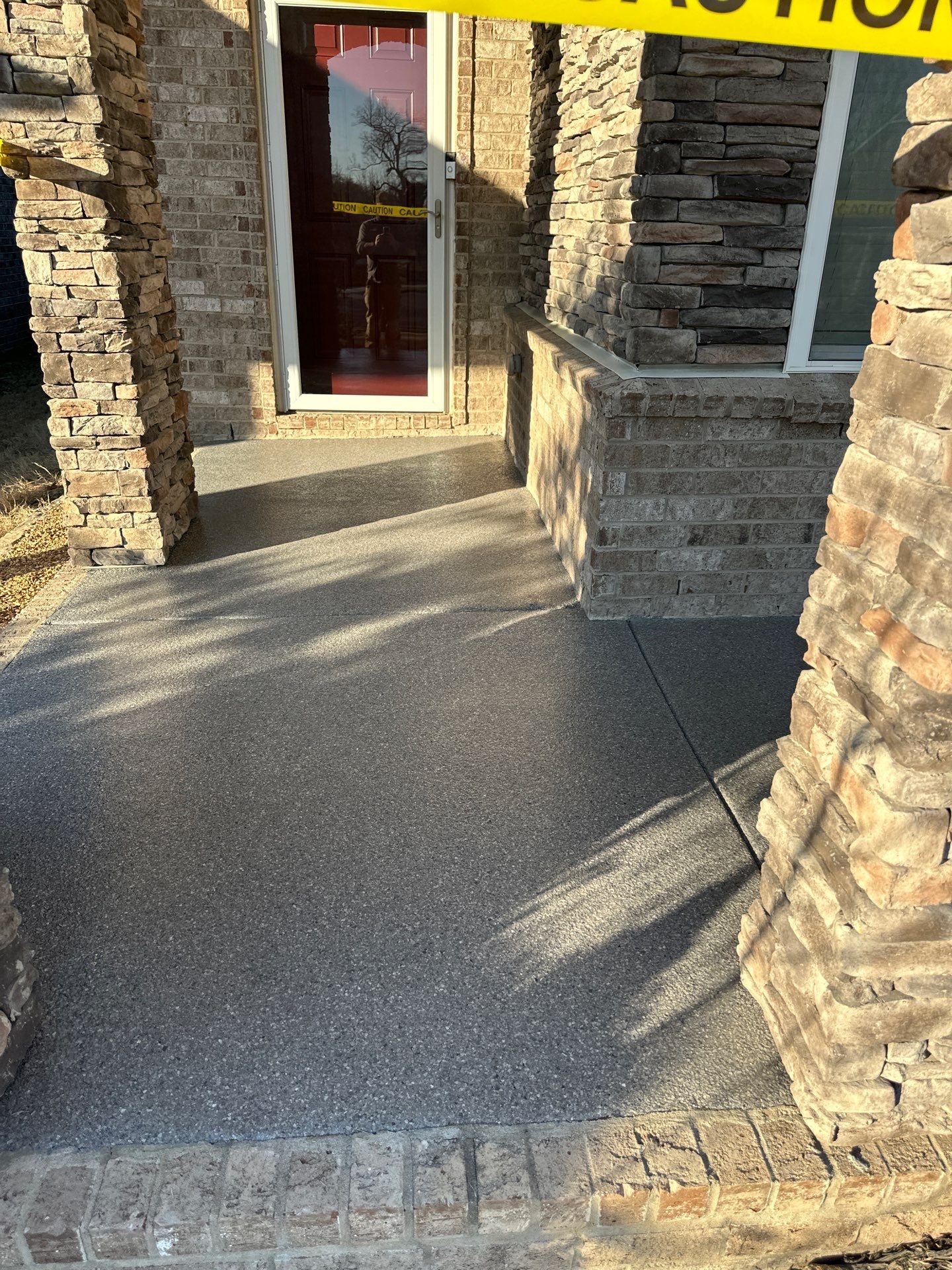 Patio Floor Coating using Briar by My Garage Floor Guys