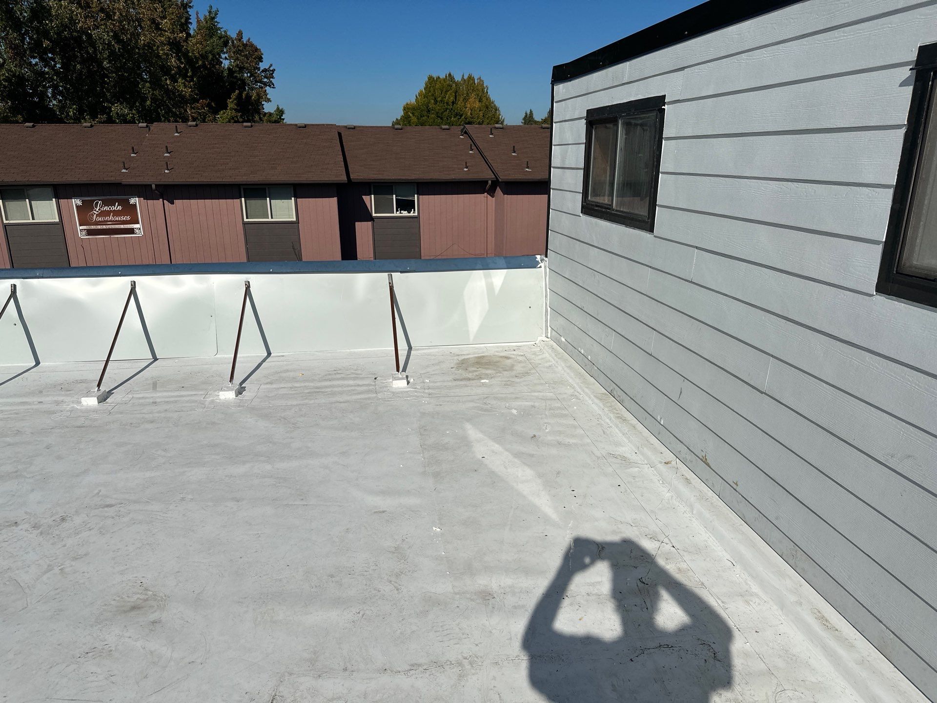 Commercial Roofing Installation using GAF 60Mil TPO  by Orezona Building & Roofing Company, Inc.