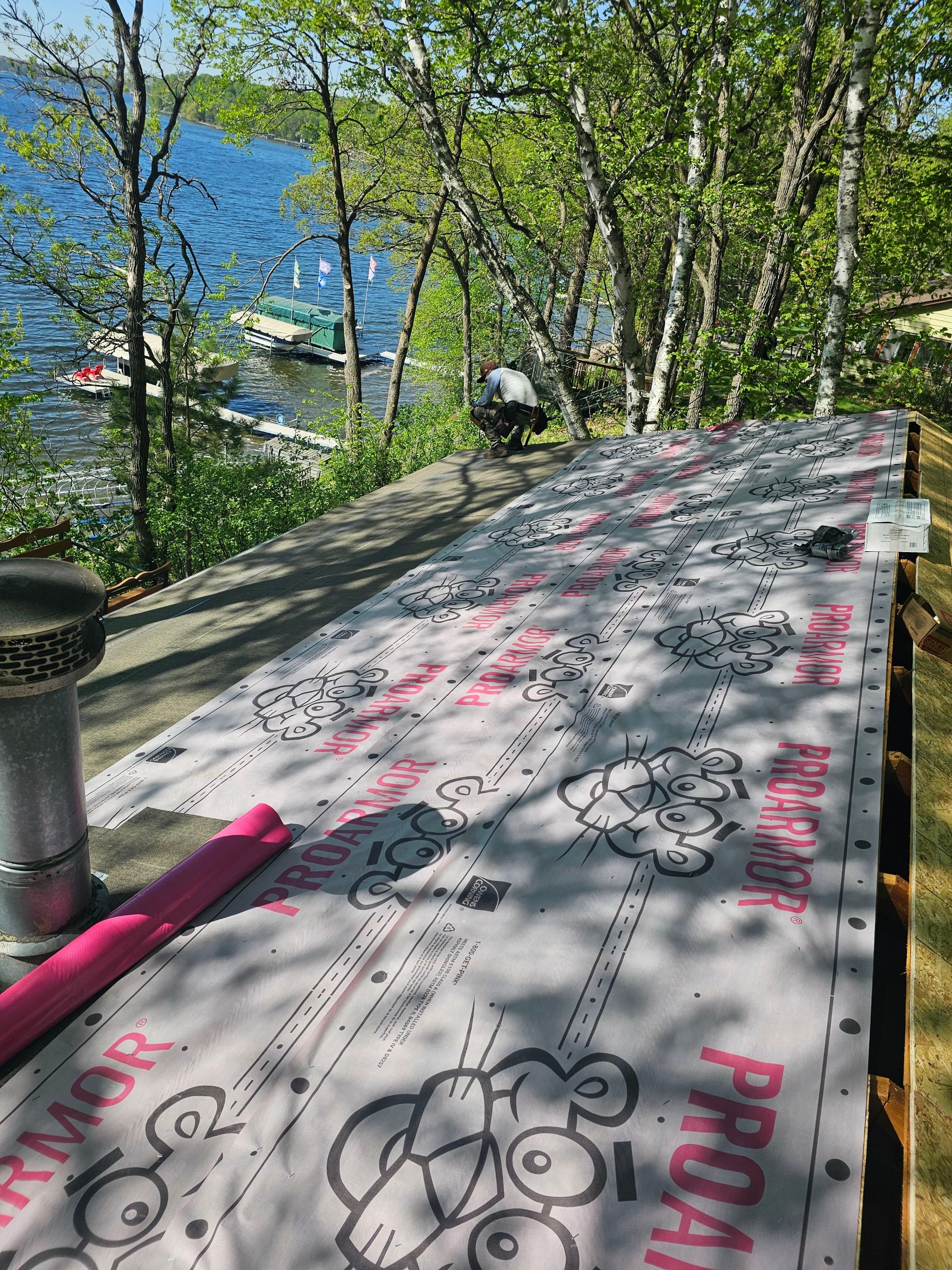 Project in Nisswa by CoMitted 365 Roofing & Exteriors 