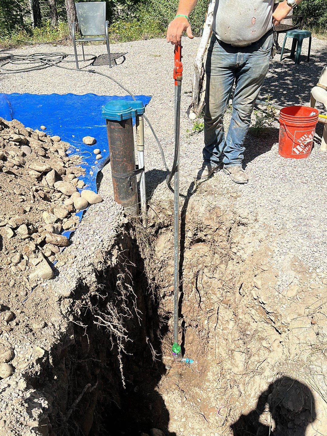 Replace non-functioning yard hydrant by Alto Well and Pump, LLC