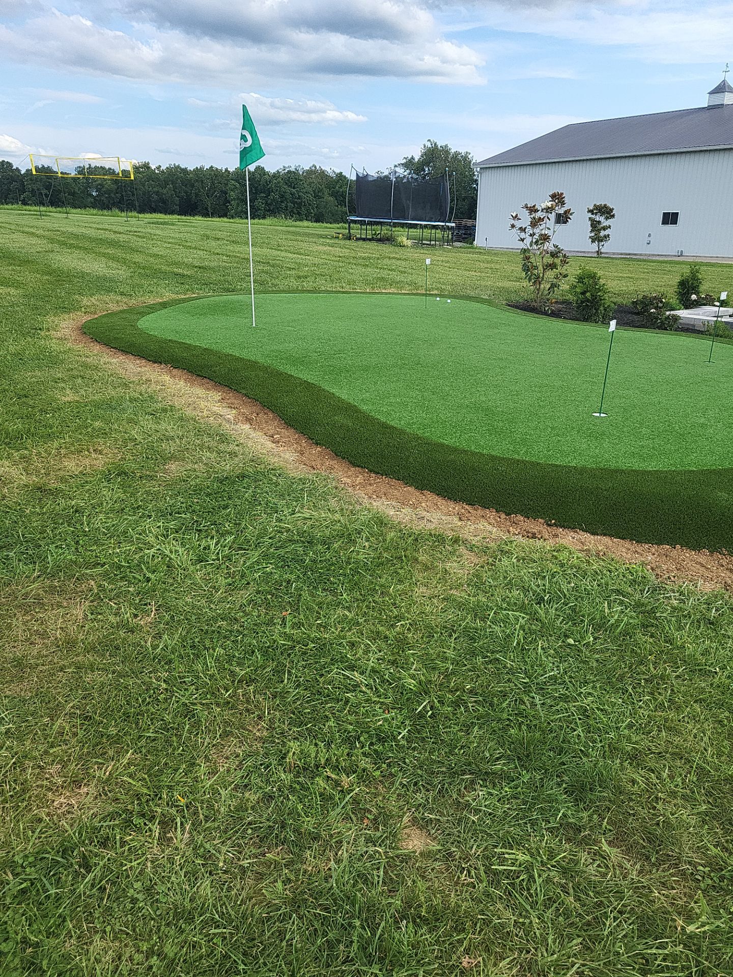 Custom Backyard Putting Green in Felicity by Southwest Greens Midwest