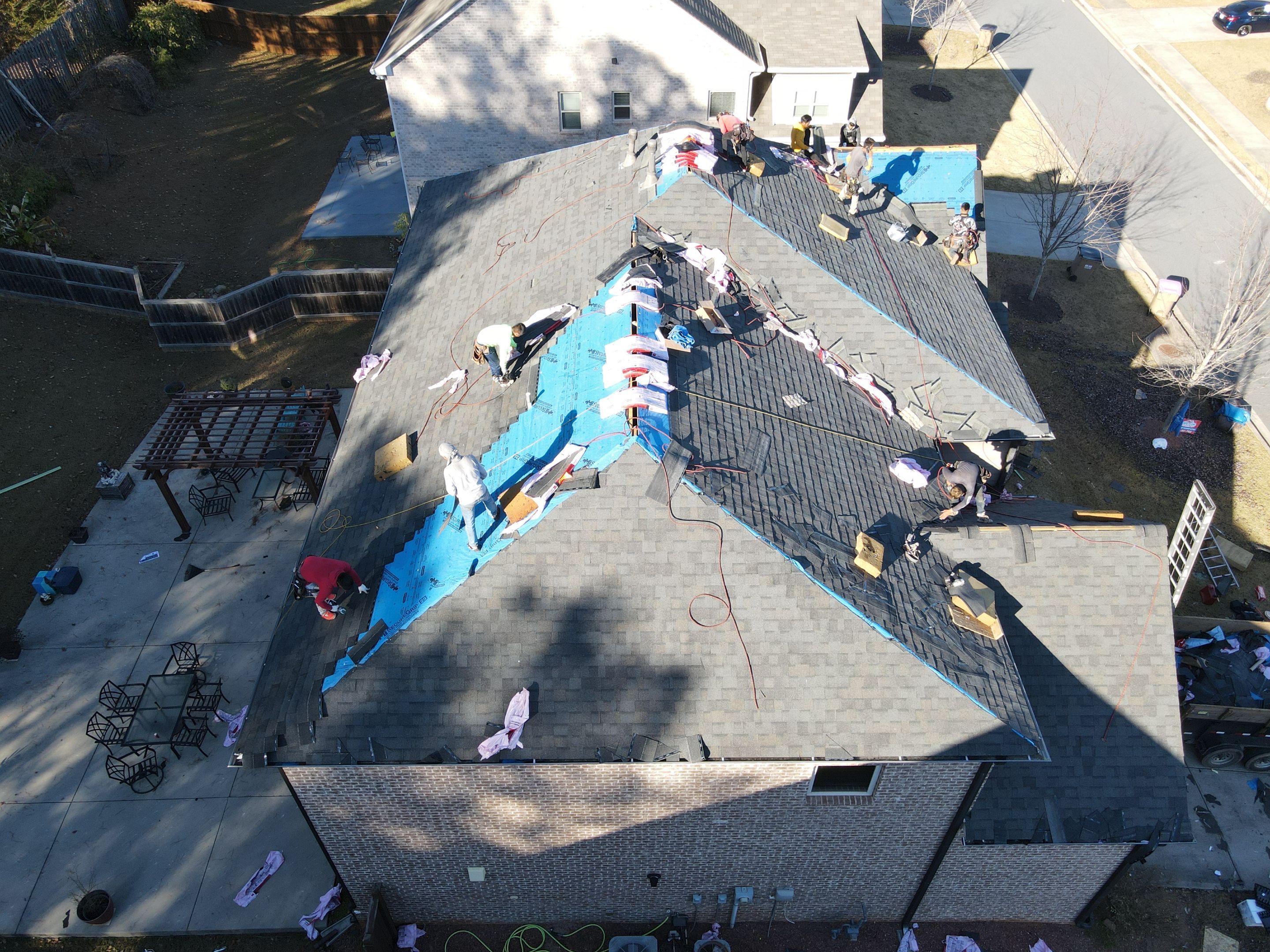 Residential Roofing Installation using Owens Corning by Inspector Roofing and Restoration