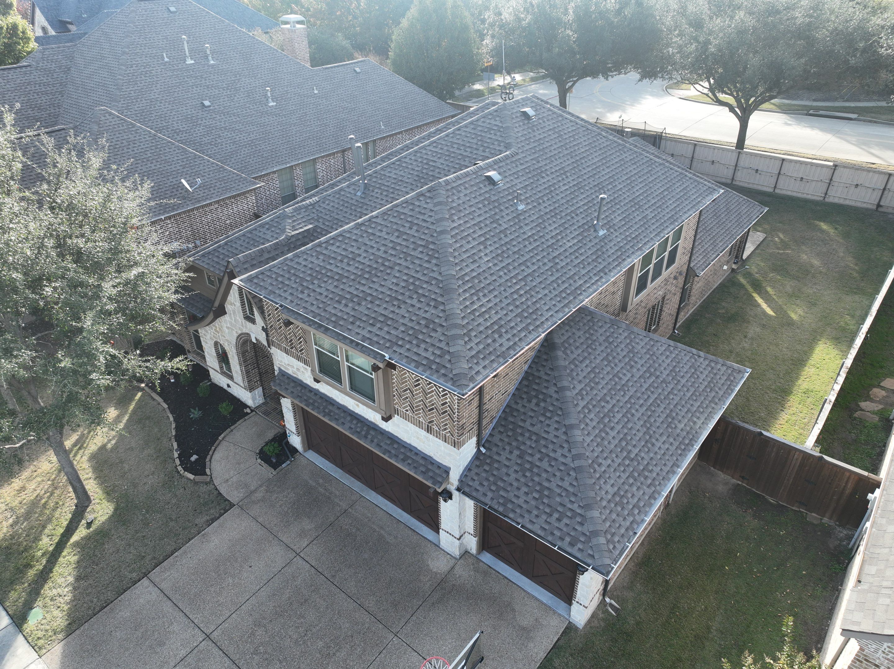 Residential Roofing Installation using GAF Timberline HDZ Weathered Wood by OneSource Roofing and Restoration