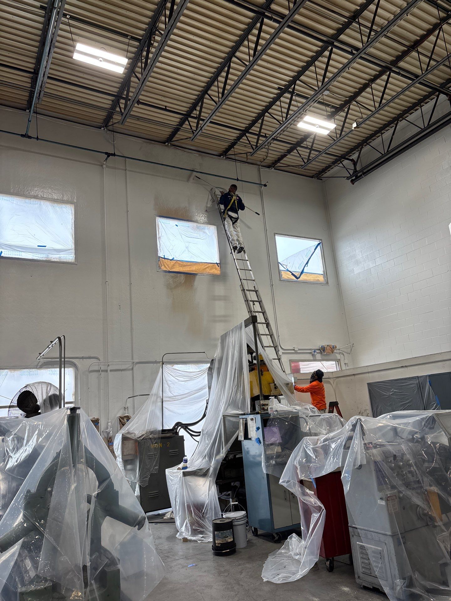 Factory Interior using Pro Industrial Multi-Surface Acrylic by Paint Platoon USA
