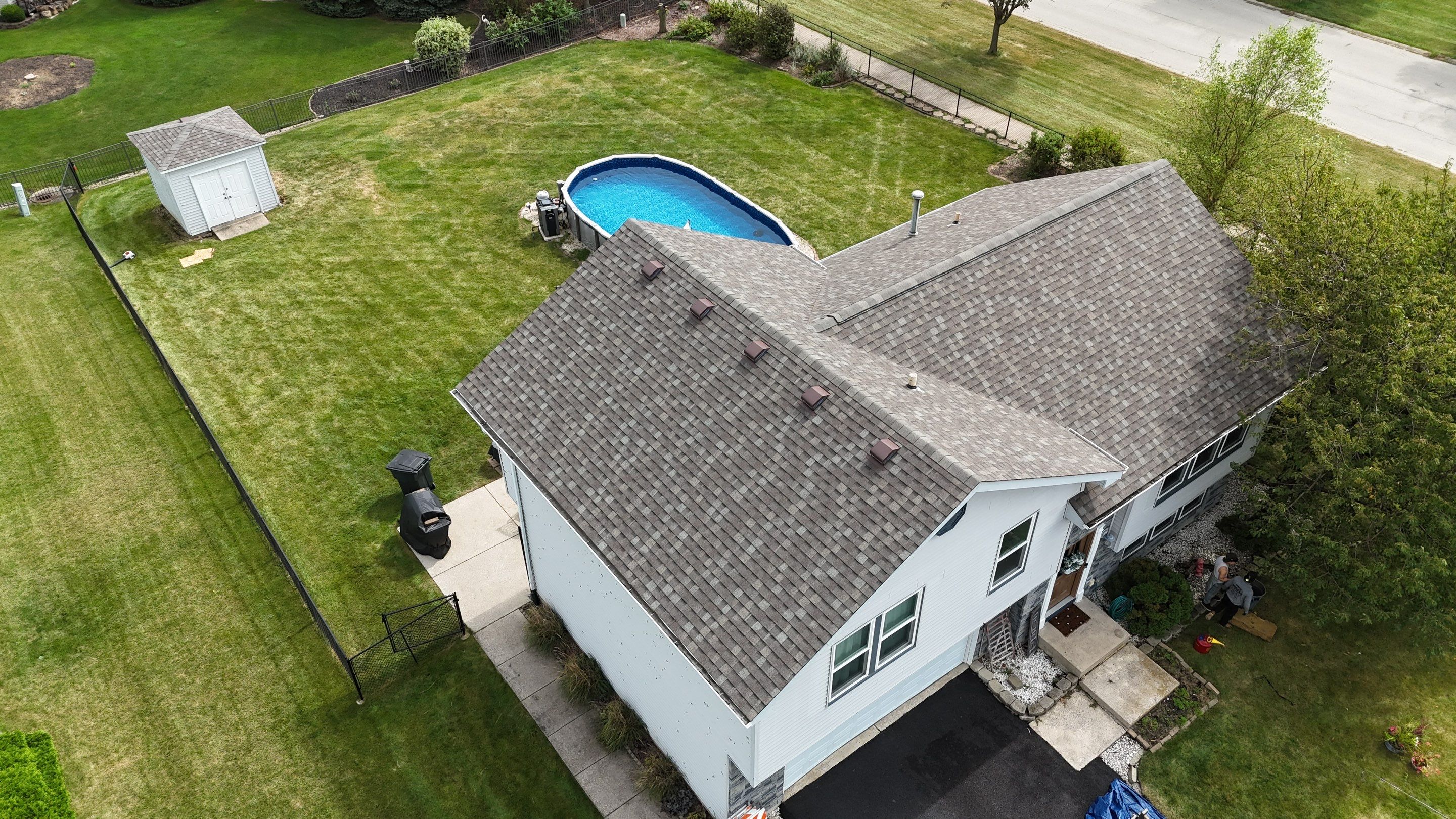 GAF Sierra Sand Roof Replacement in Frankfort, IL — photo 2