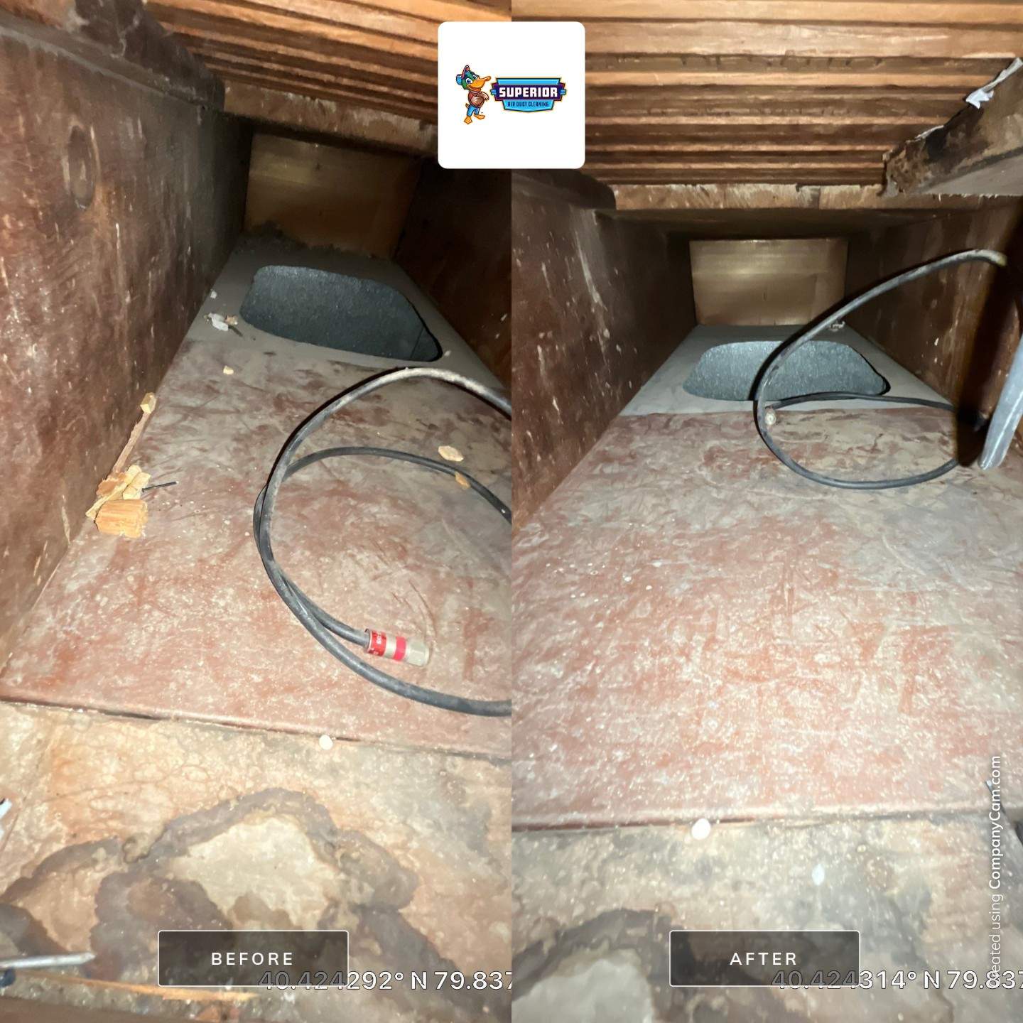 Air Duct Cleaning With a Vacuum Truck in Pittsburgh, PA by Superior Air Duct Cleaning