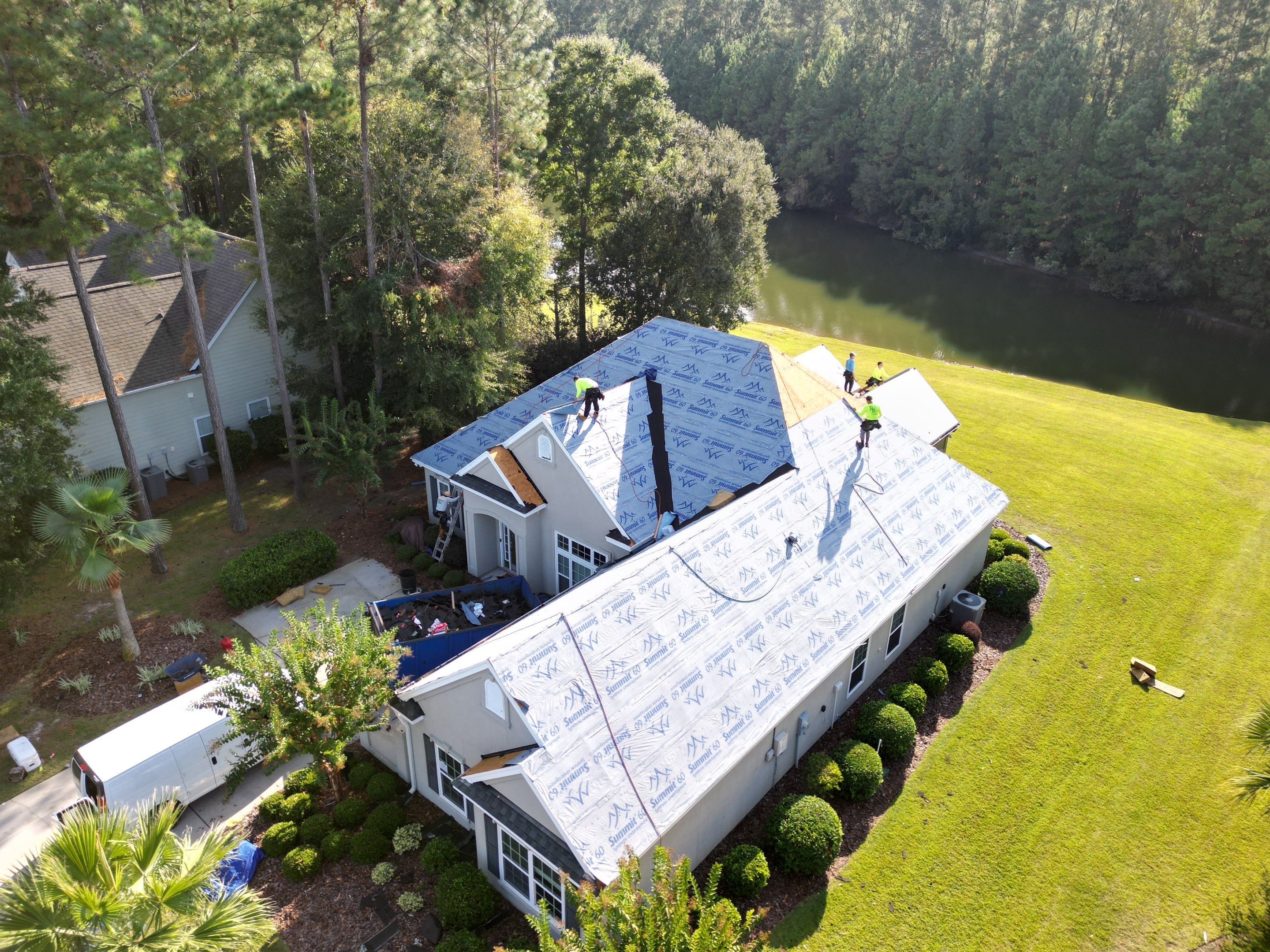 Residential Roofing Installation using Atlas Pinnacle Pristine Pewter by Talya Roofing
