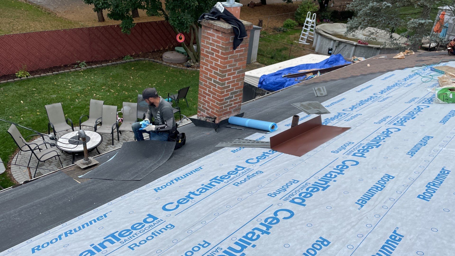 Roof Replacement using CertainTeed Landmark by 180 Contractors