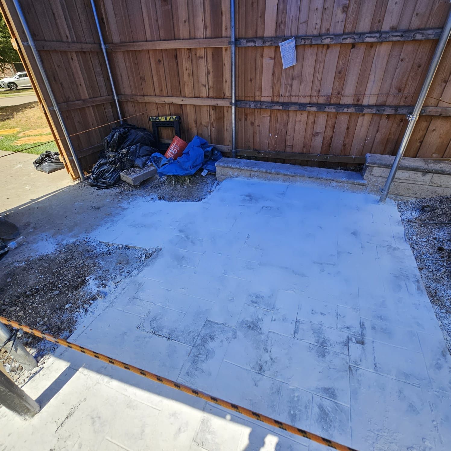 Fence & Concrete Patio by EL-GC LLC 