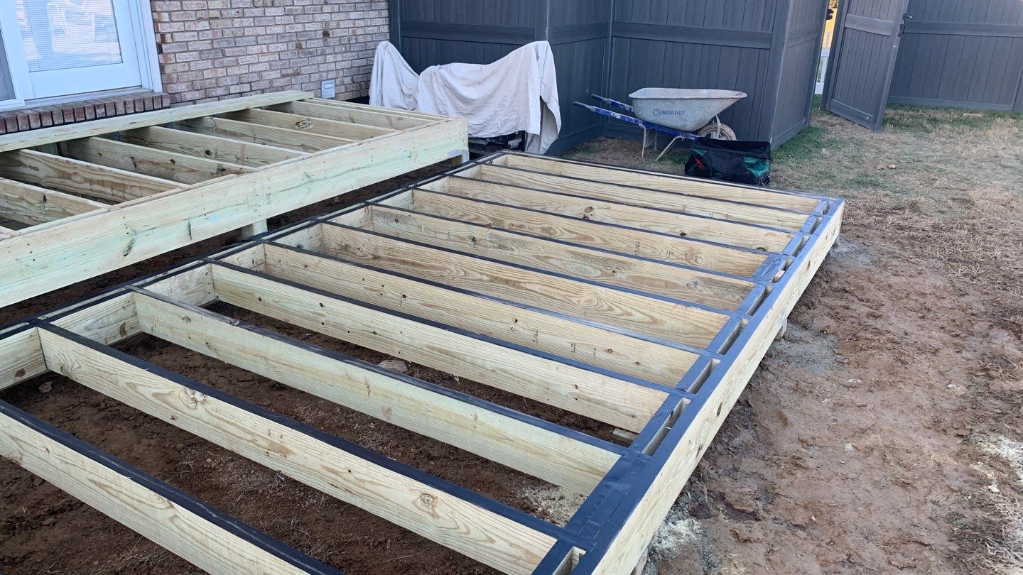 Deck Replacement using Trex Decking and Railing by Secure Construction Company Inc
