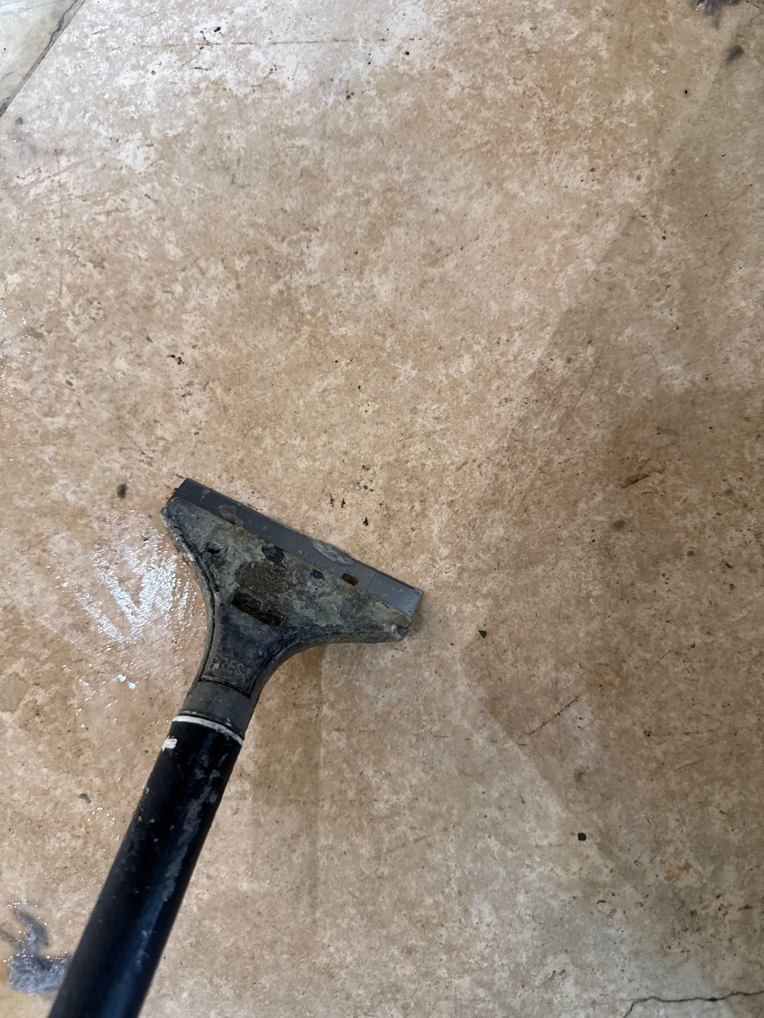 Travertine Floor Restoration in Gautier, Mississippi by Cornerstone Hard Surface Restoration