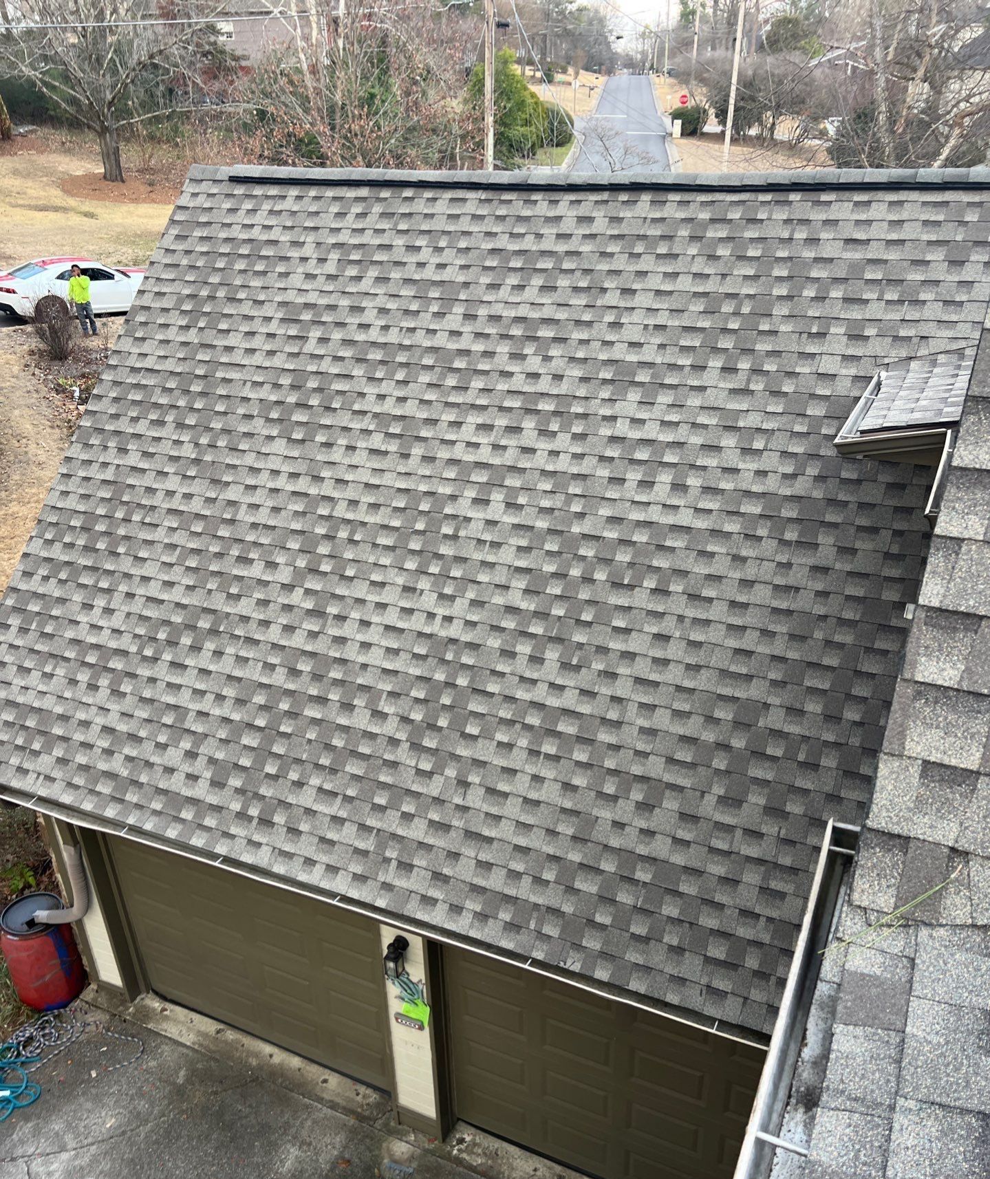 Residential Roofing Installation in Birmingham (Weathered Wood) by The Roofing Dudes