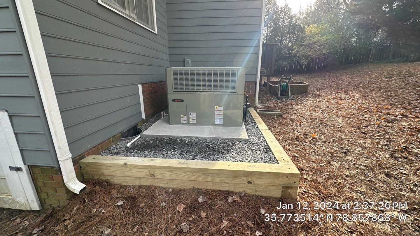 Trane Package Unit Installation by Nick's Mechanical LLC.