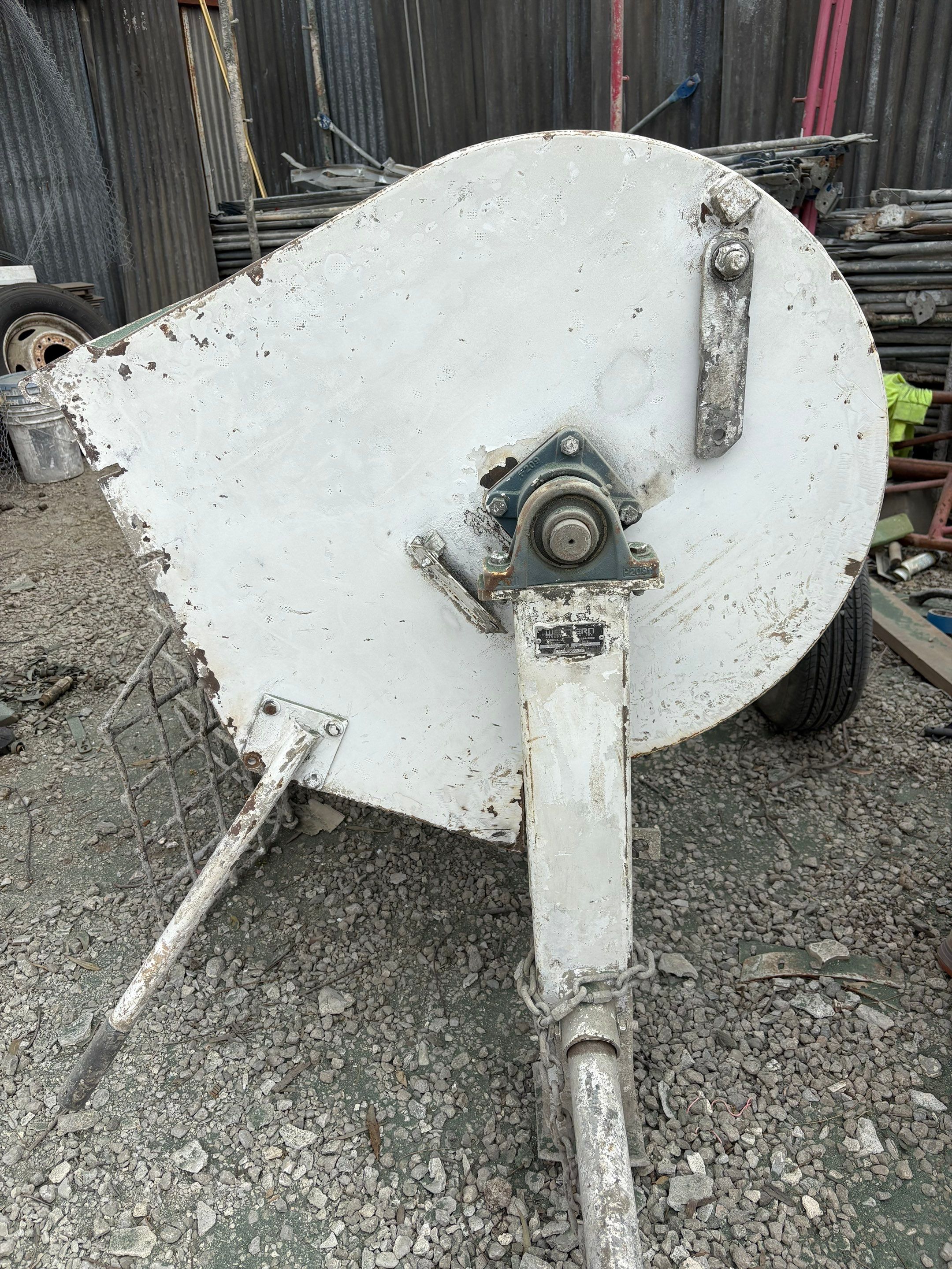 Sandblasting Paint Off Steel Machines In Portland, CA by La Power Washing Inc