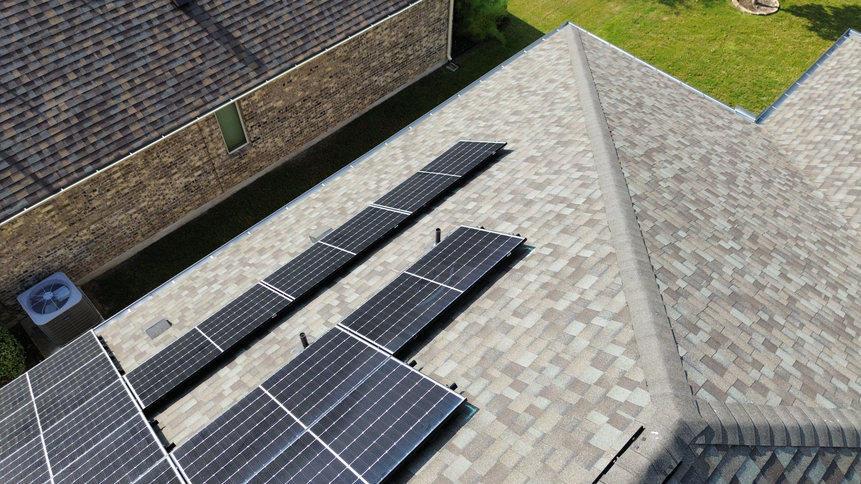 Full Roof Replacement with Solar Reinstall – Duration Driftwood | Round Rock, TX by Kstylez Roofing & Construction