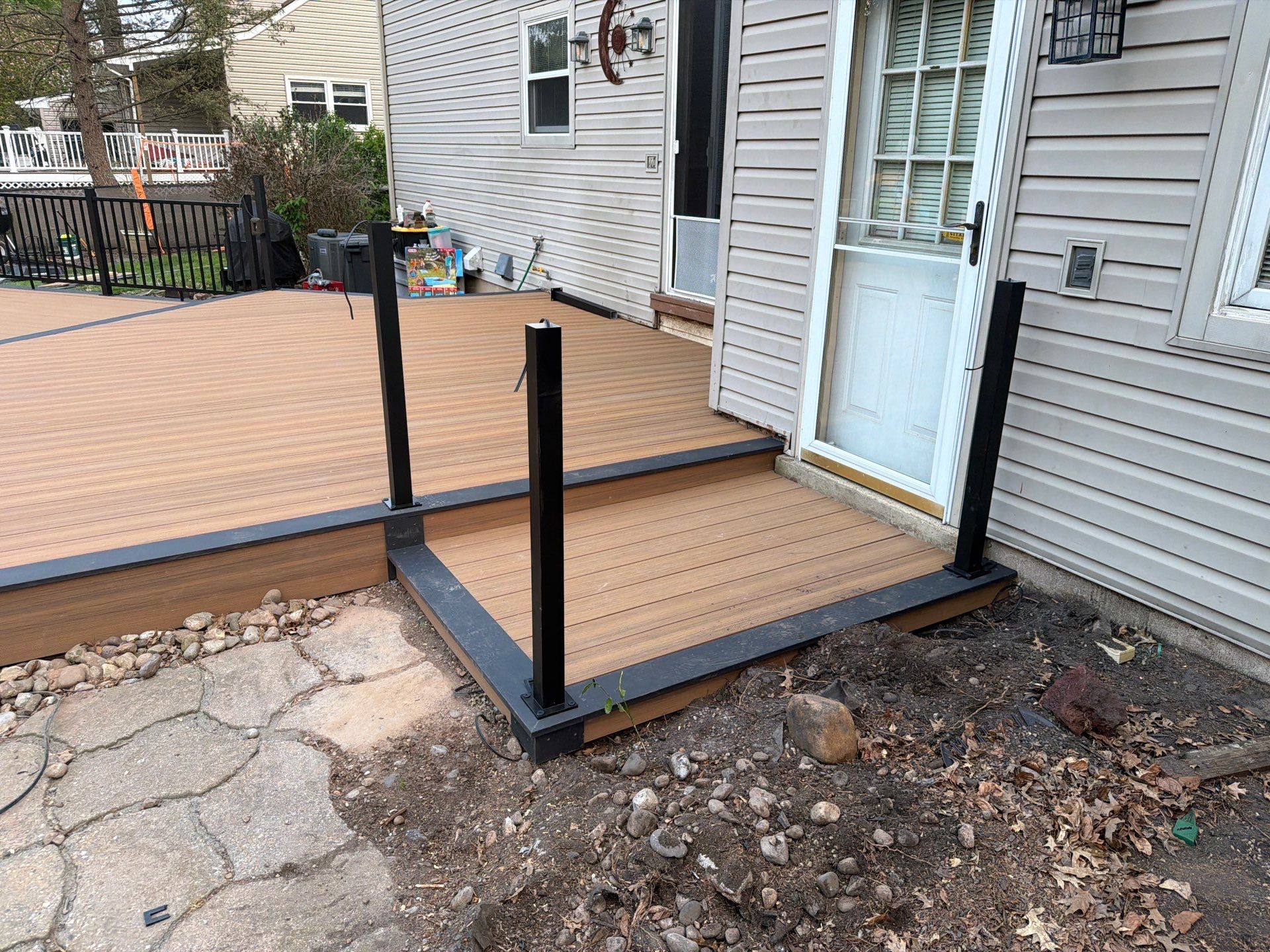 Deck Resurface In Richboro PA With Pergola by deck guardian