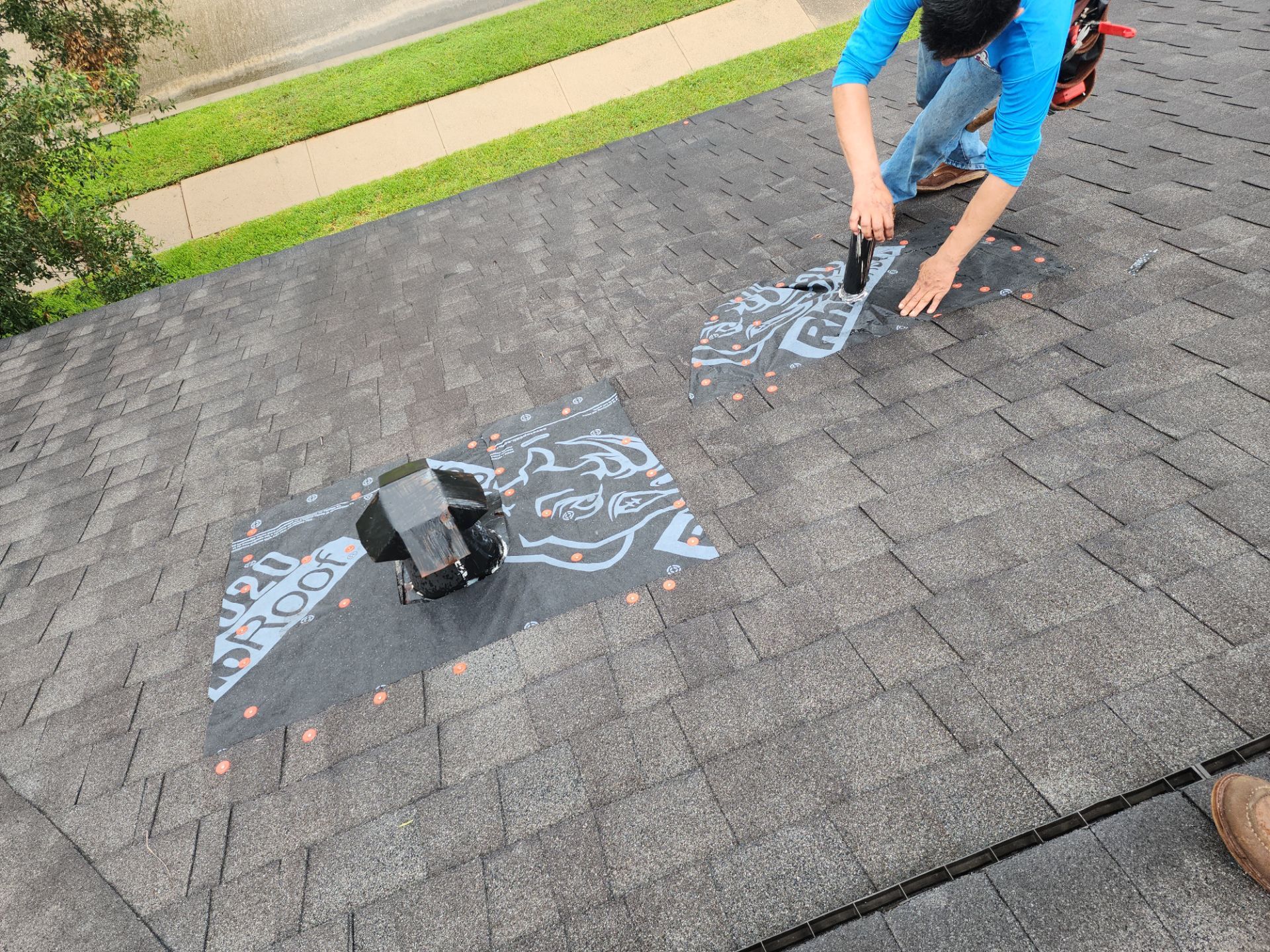 Hail Damage using Owen's Corning Duration (Lifetime) Shingles by Roof Repair Services LLC