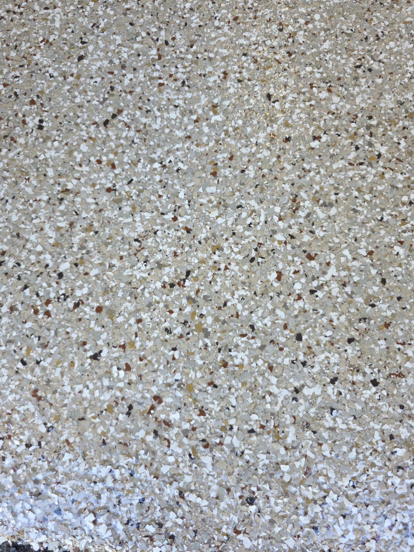 Garage Transformation using Pebble Beach by Croc Coatings, LLC