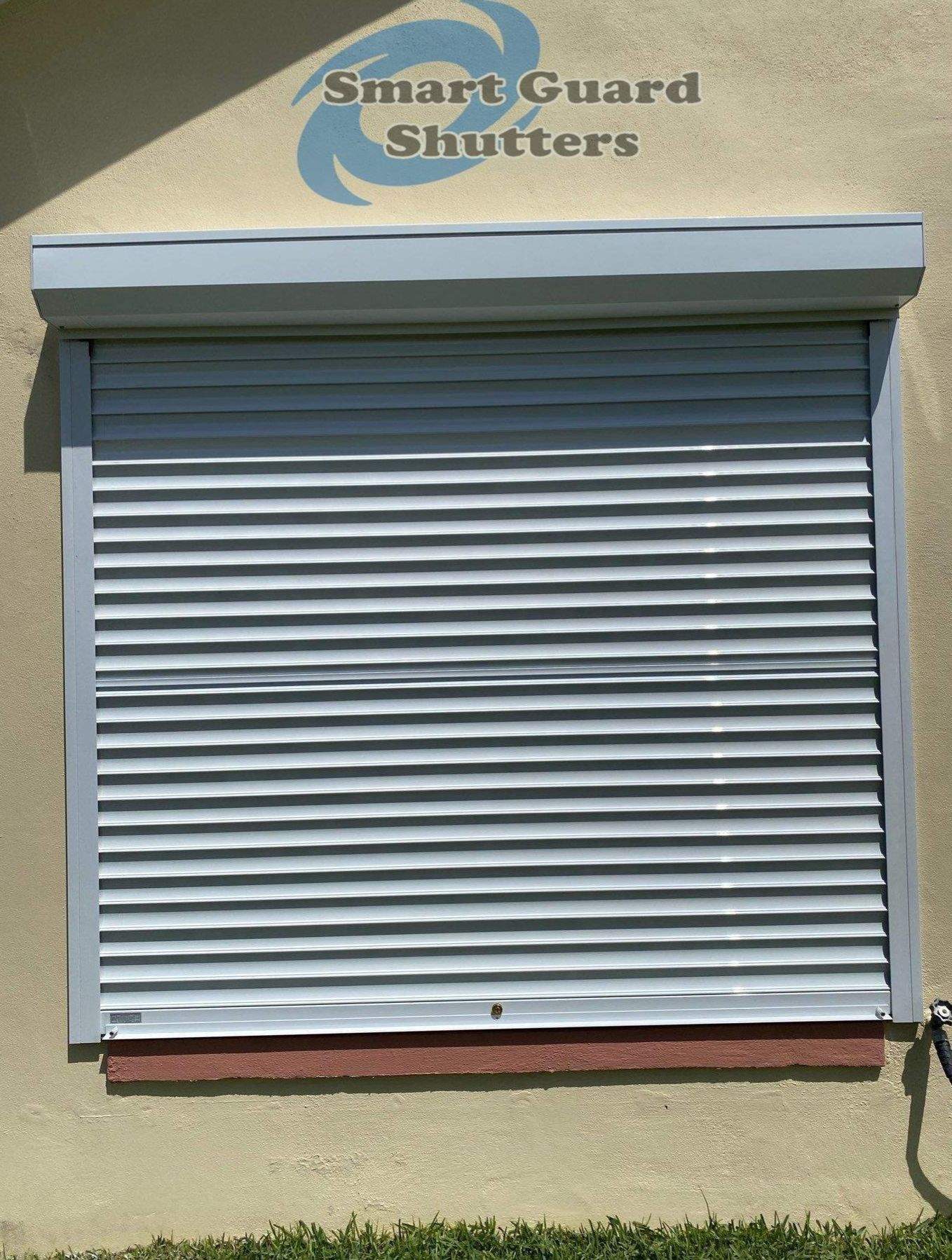 Rolling Shutters in White by Smart Guard Shutters