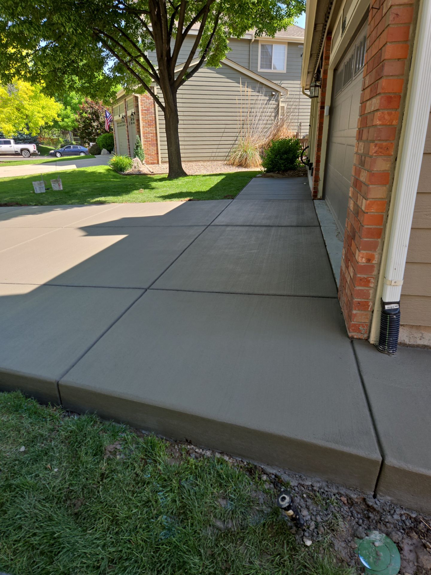 Driveway in Fort Collins by  Center Line Concrete