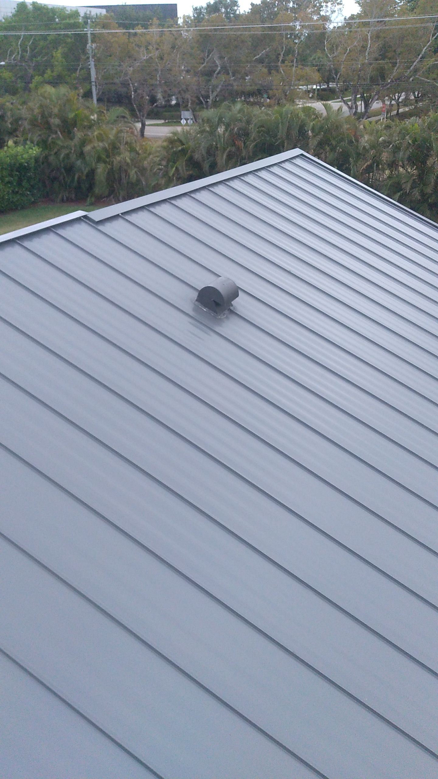 Residential Roofing Installation using 1" Nail strip metal roof by BLUES BROTHERS ROOFING