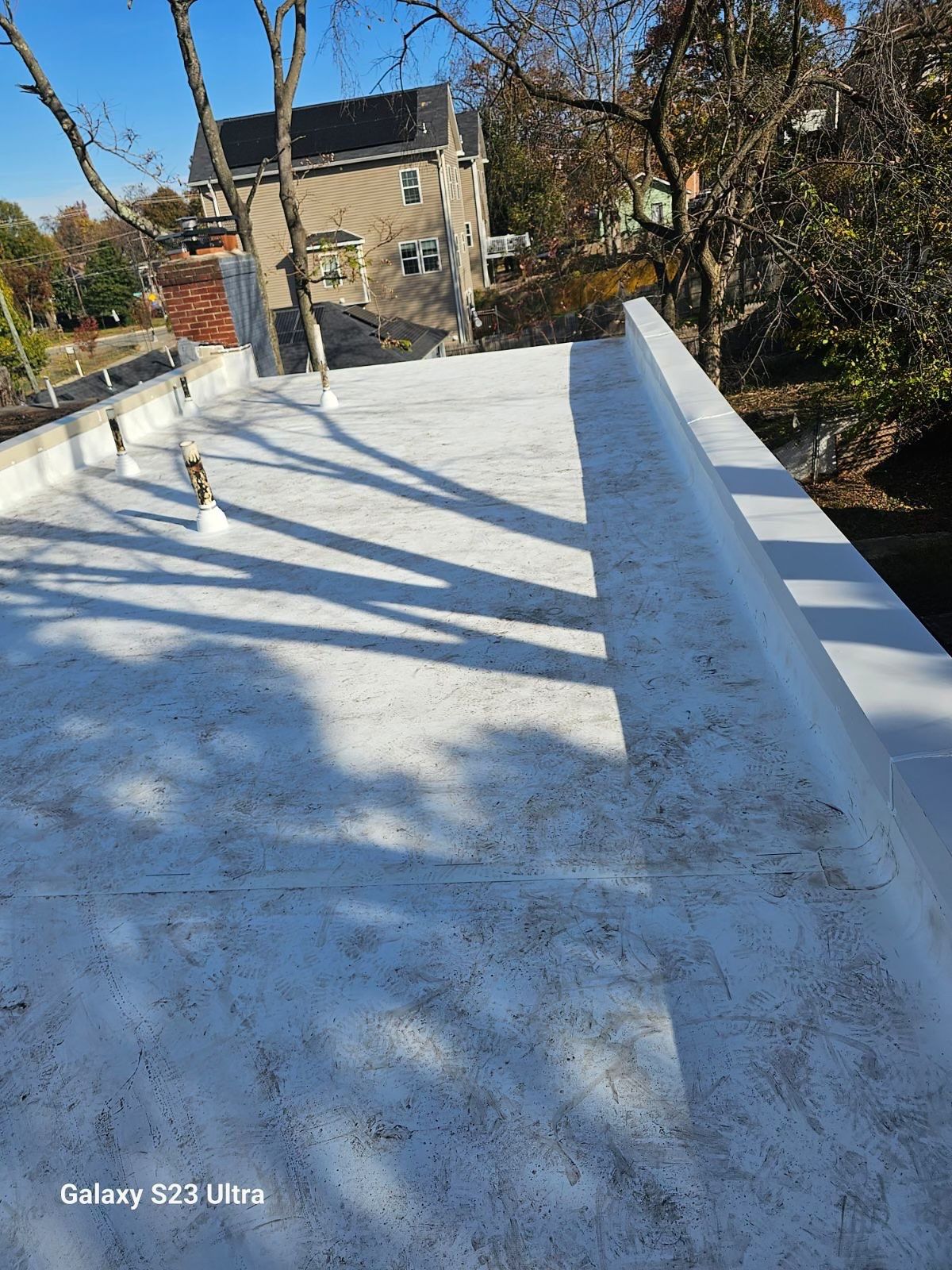 Residential Roofing Installation using TPO  by Greenspring Construction Services