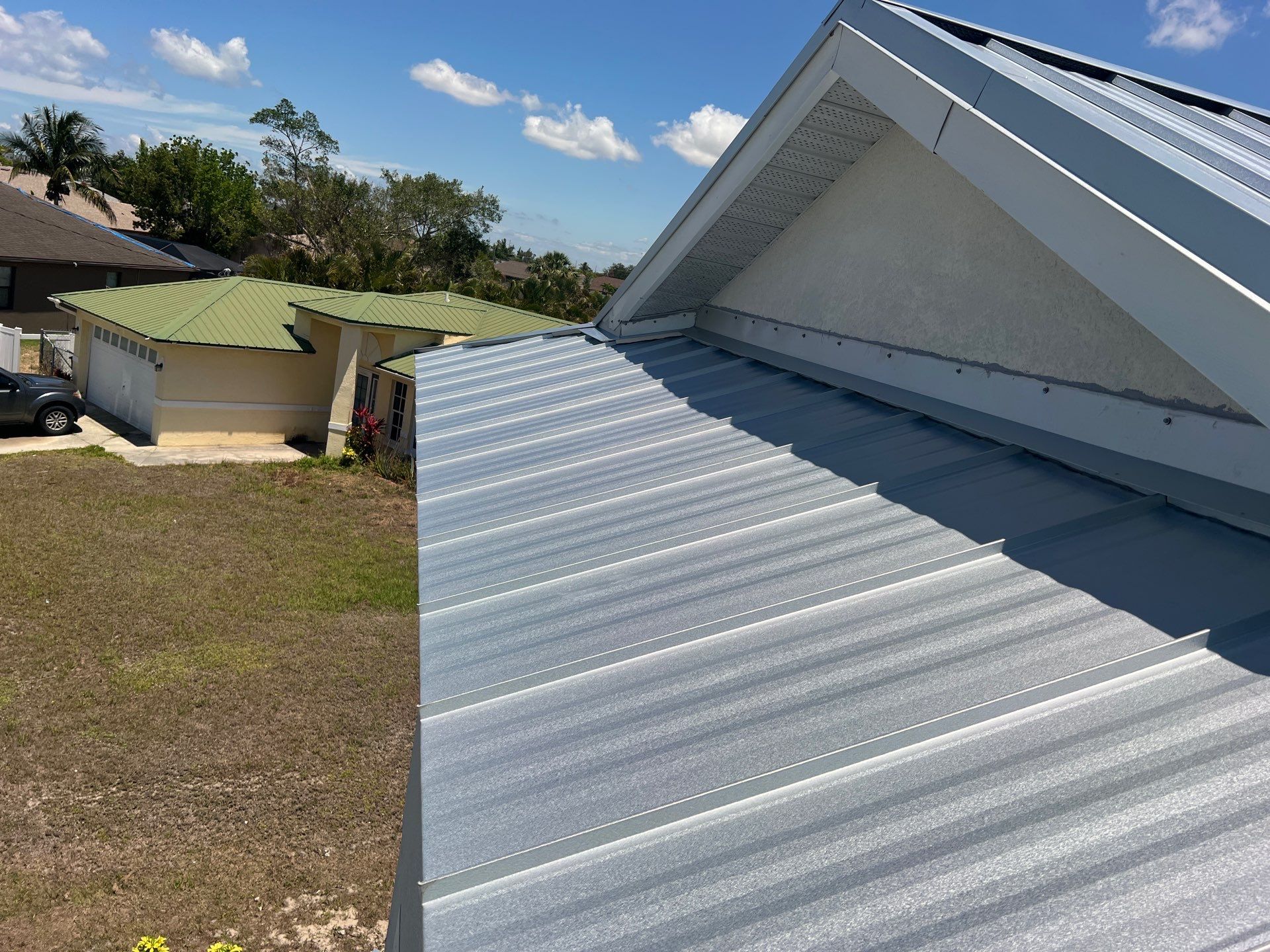 Residential Roofing Installation using Durabull Elite Seam System by Durabilis Roofing INC
