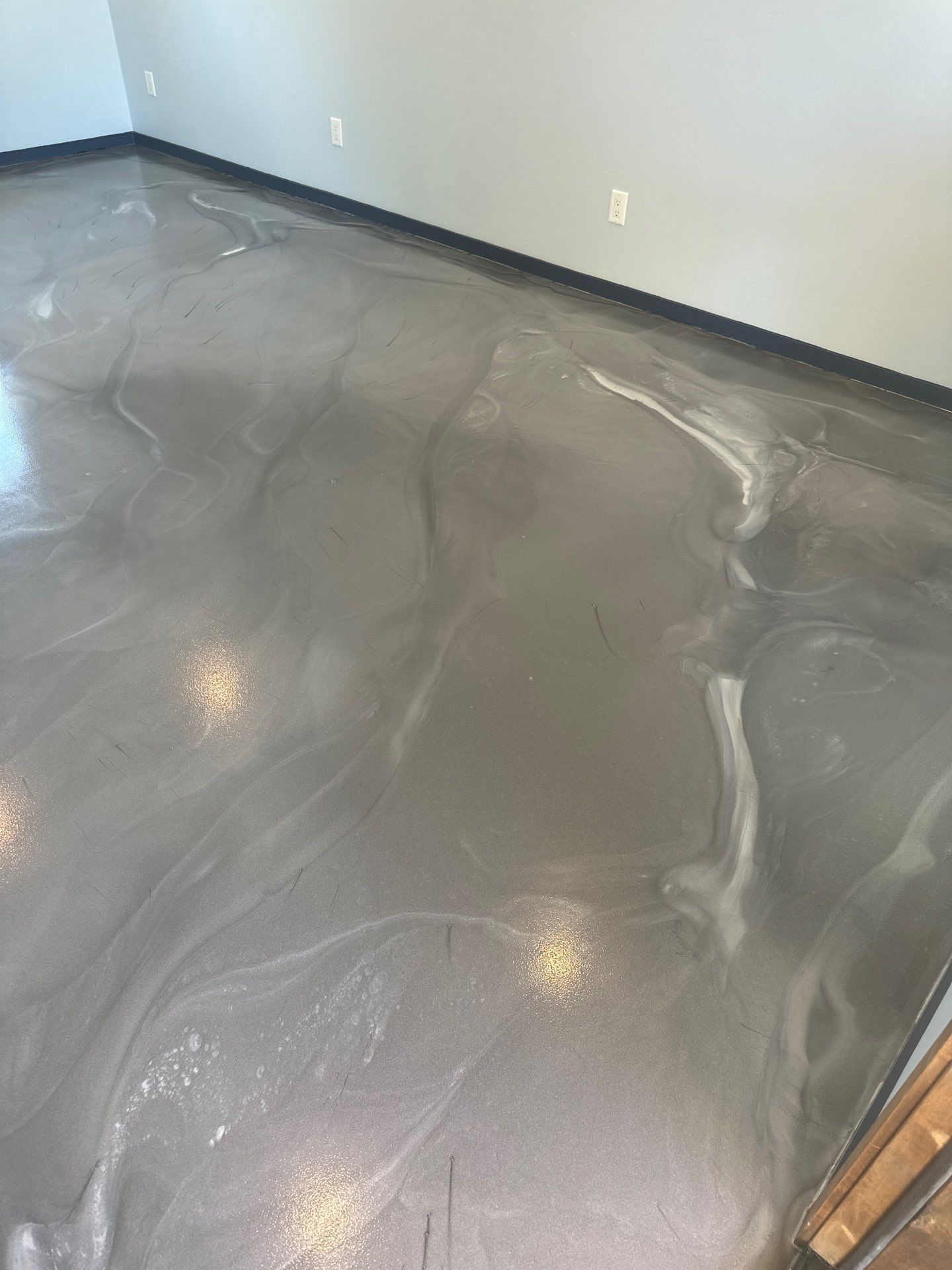 Metallic Epoxy Interior Floor Installation for Paso Robles Cottage by MGP Coatings