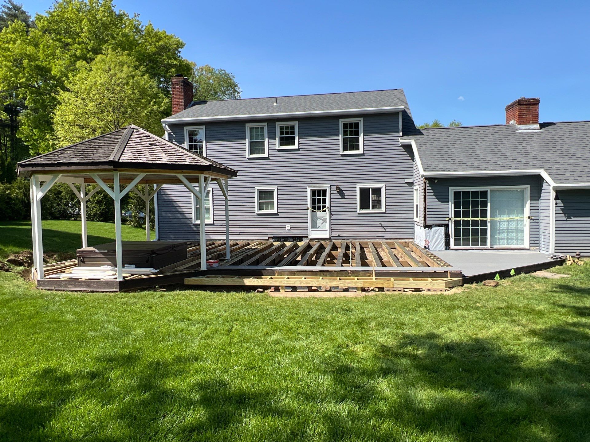 Deck Repair using Trex Select Decking by Chagnon Building & Remodeling LLC