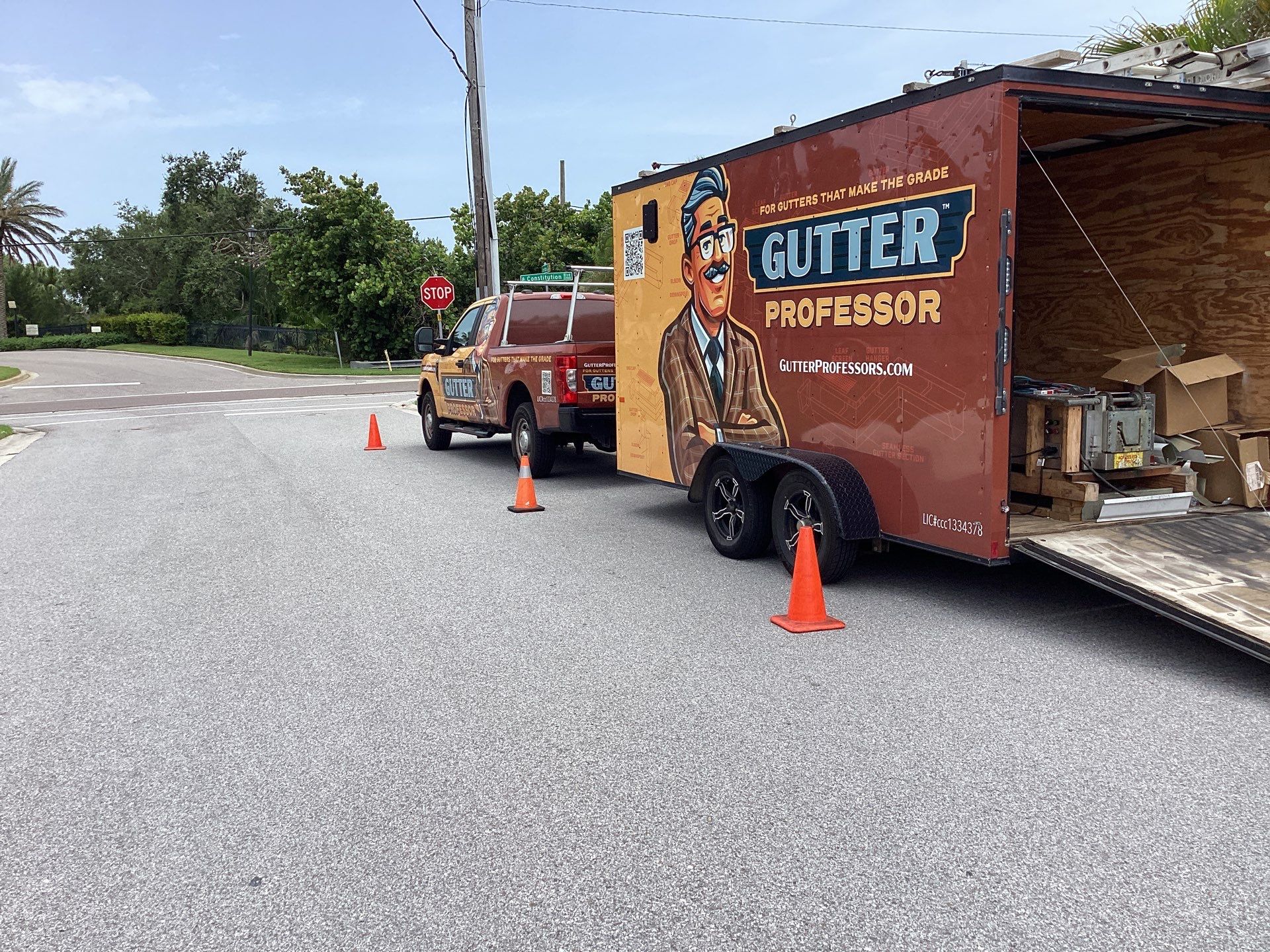 6-Inch Seamless Gutter Installation in Sarasota FL by Gutter Professor by Gutter Professors