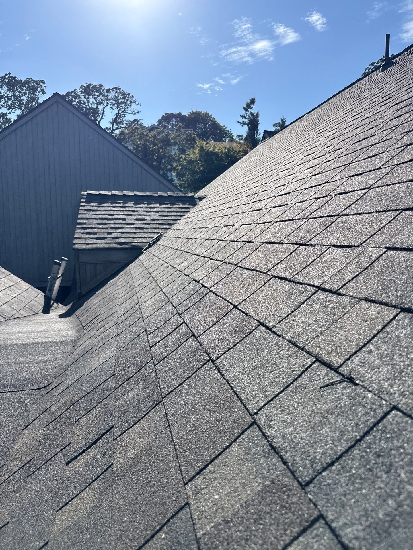 Complete Architectural Shingle Reroof and OSB Decking Repair in Eugene by BEST Roofing & Waterproofing