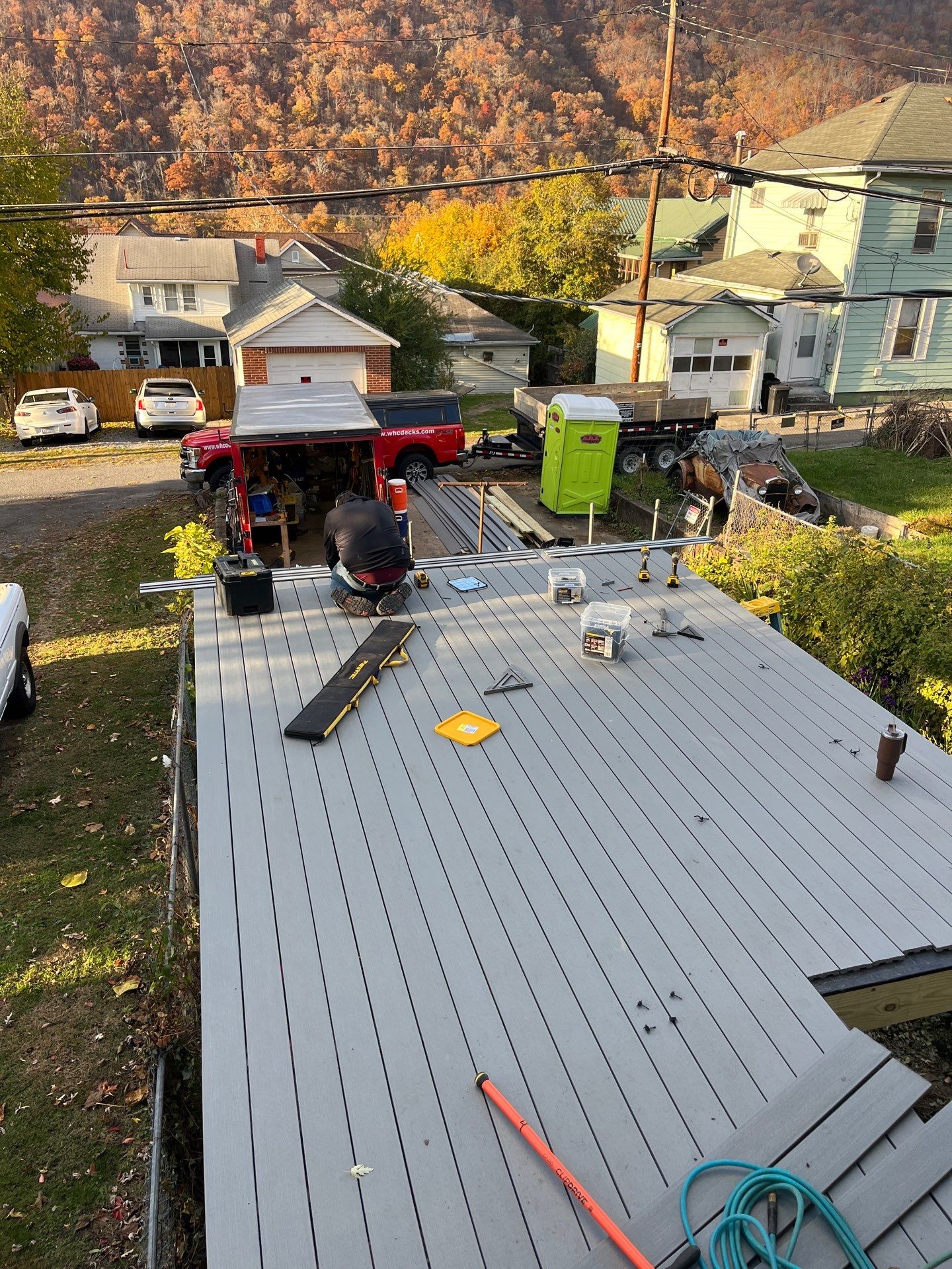 TimberTech Composite Deck and Vinyl Railing Replacement in Hinton by Walnut Hollow Decks & Outdoor Living