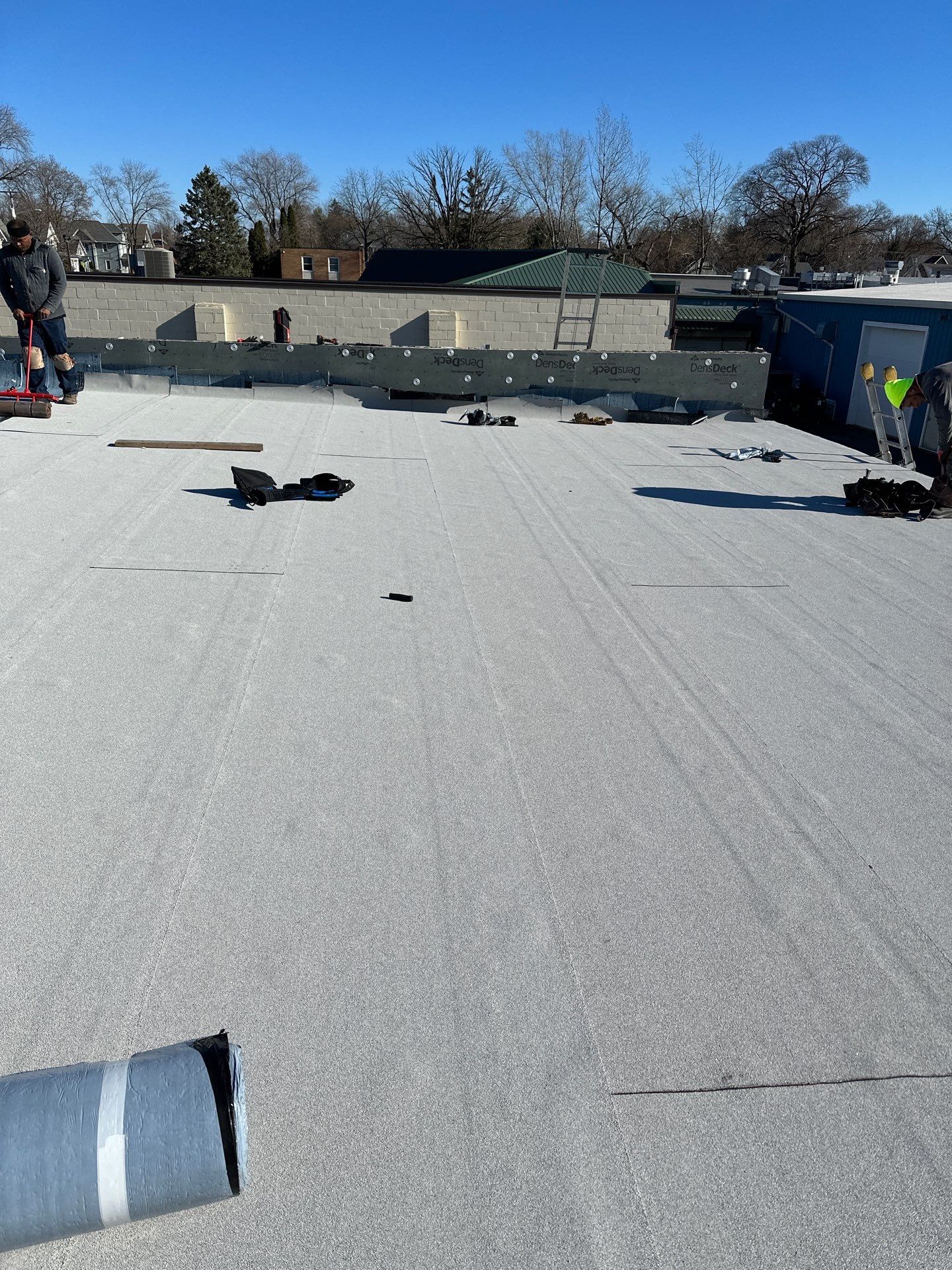 Commercial Roofing using Certainteed Flintastic Self Adhered by Stendahl Services