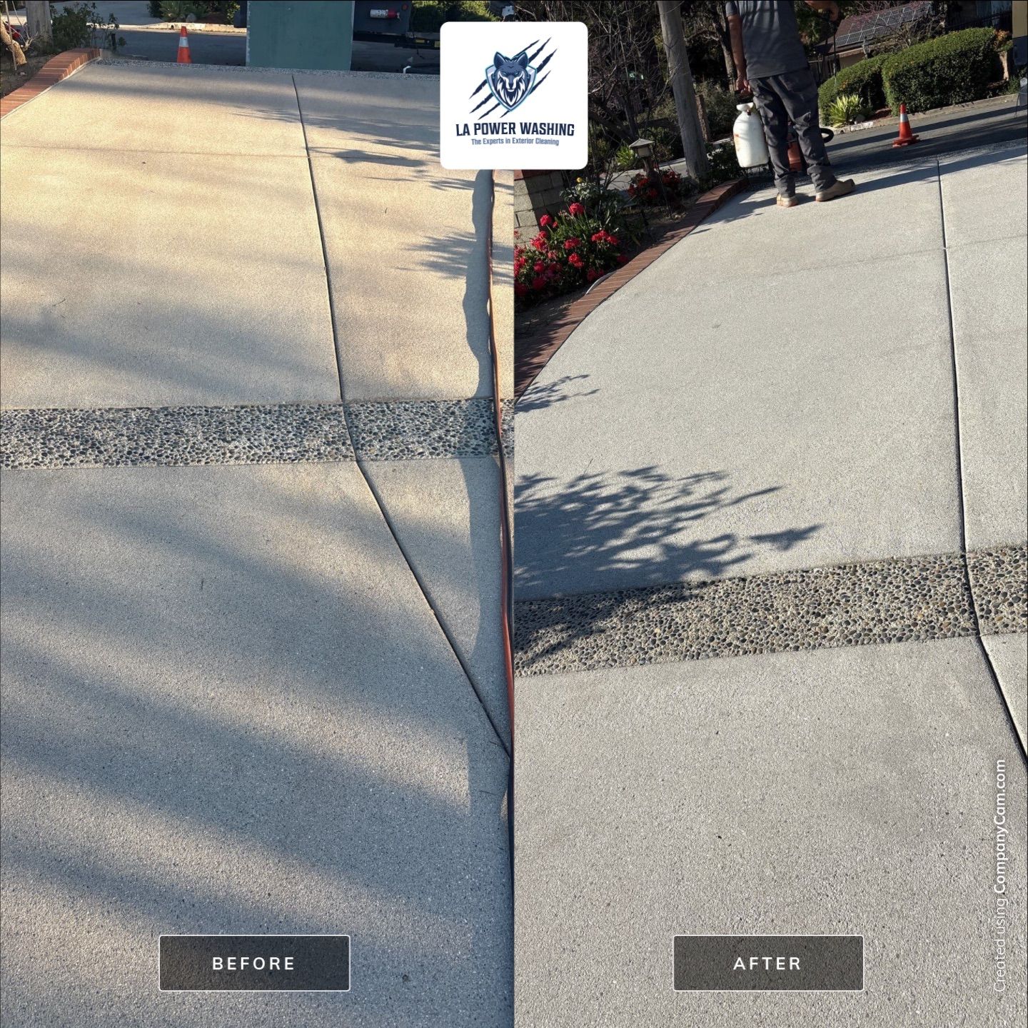 Concrete Driveway Sandblasting & Sealing In Sierra Madre, CA by La Power Washing Inc