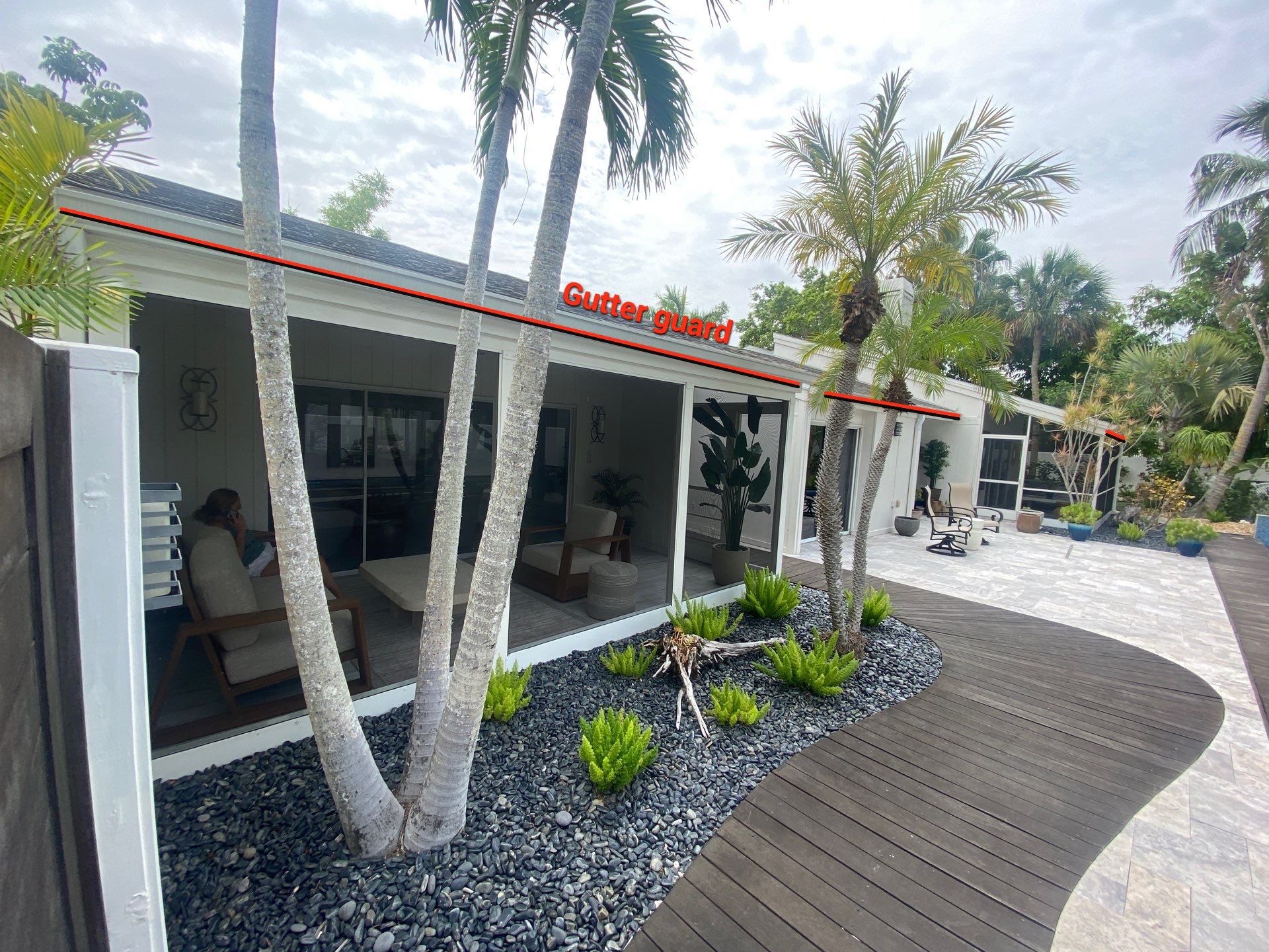 Gutter Guard System Gutters in Sarasota FL by Gutter Professors