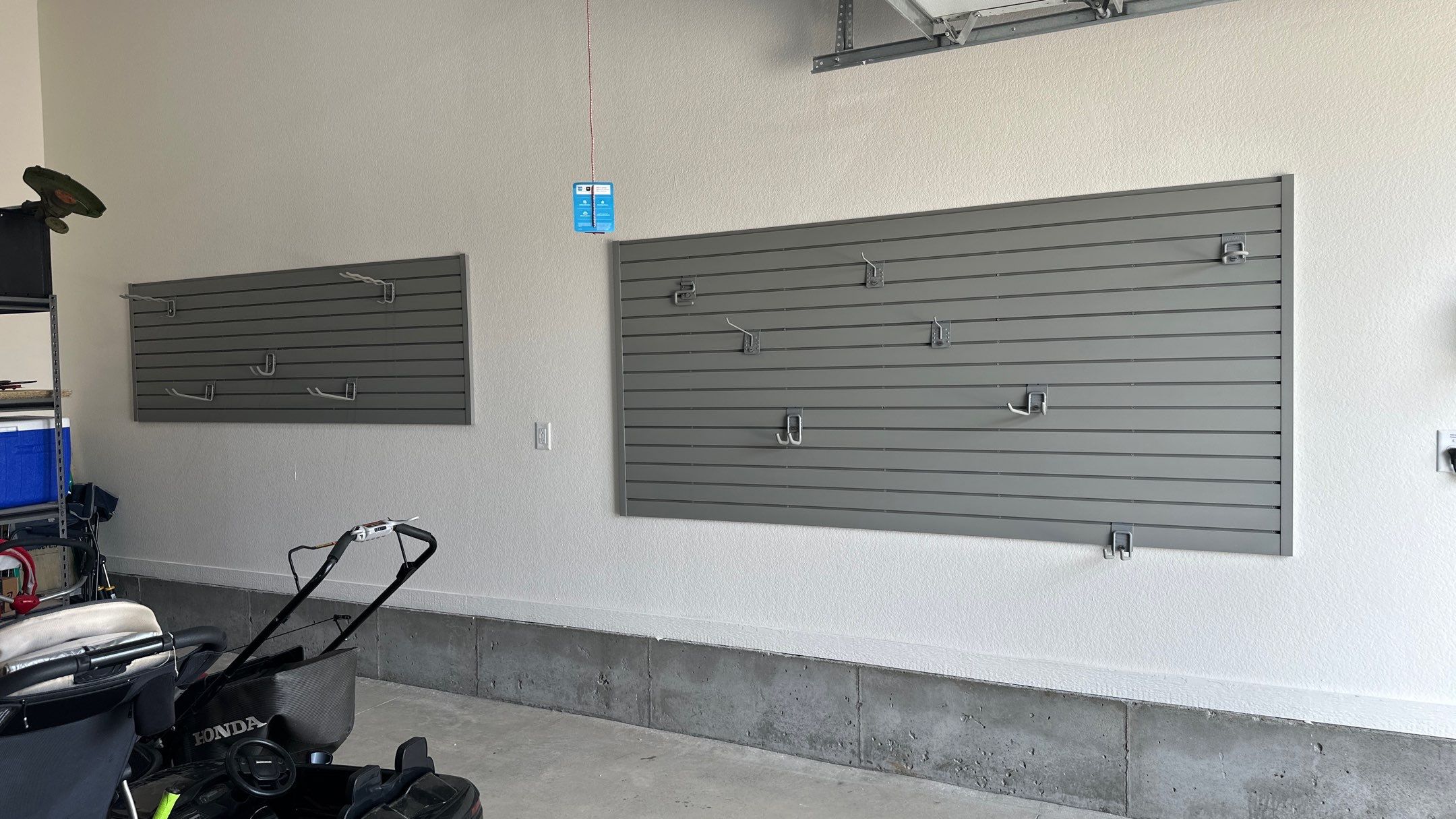 Brandon Added Some Slatwall To Upgrade His Storage by Banner Garage
