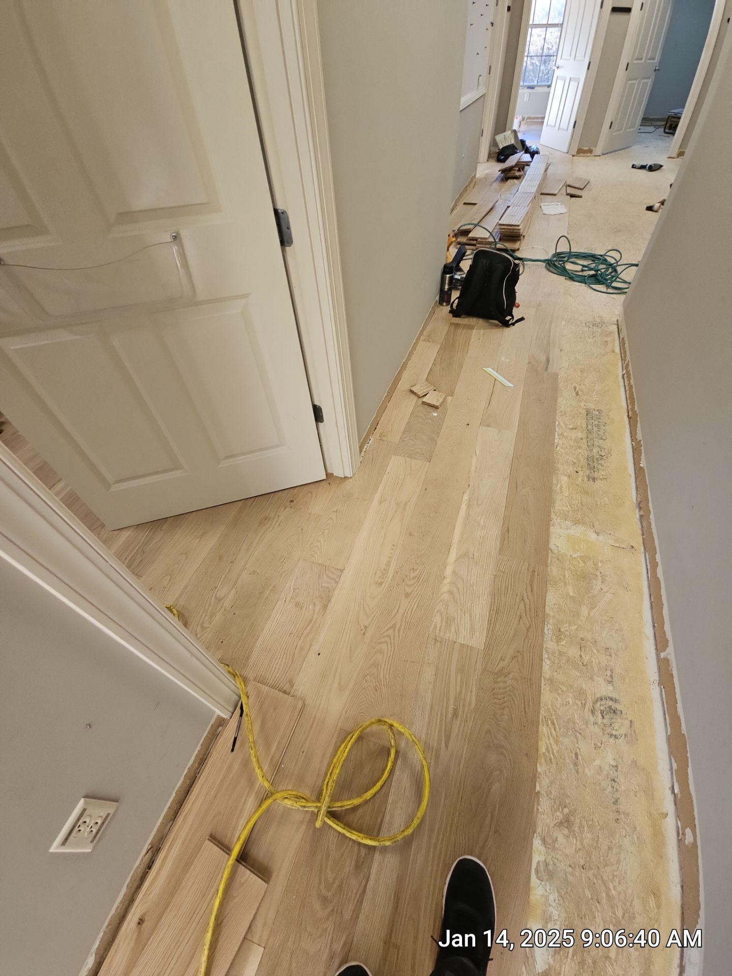 New hardwood floors for an office building by Footprints Floors of Nashville