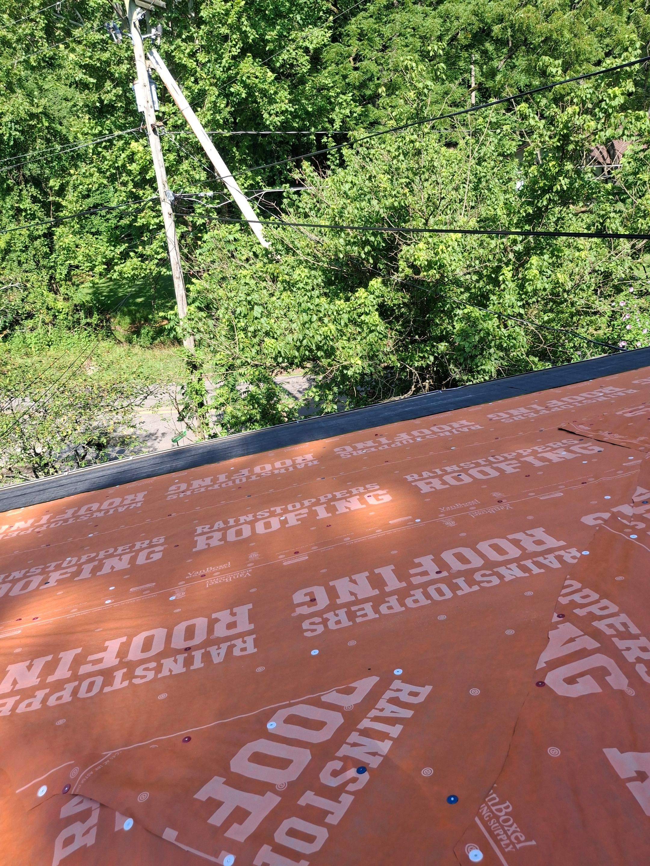 Residential Roofing Installation using GAF Timberline HDZ Barkwood by Rainstoppers Roofing