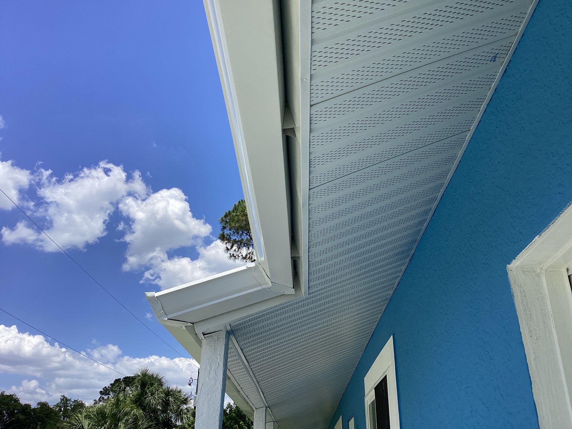 White K-Style Gutters in Fort Myers FL by Gutter Professor by Gutter Professors